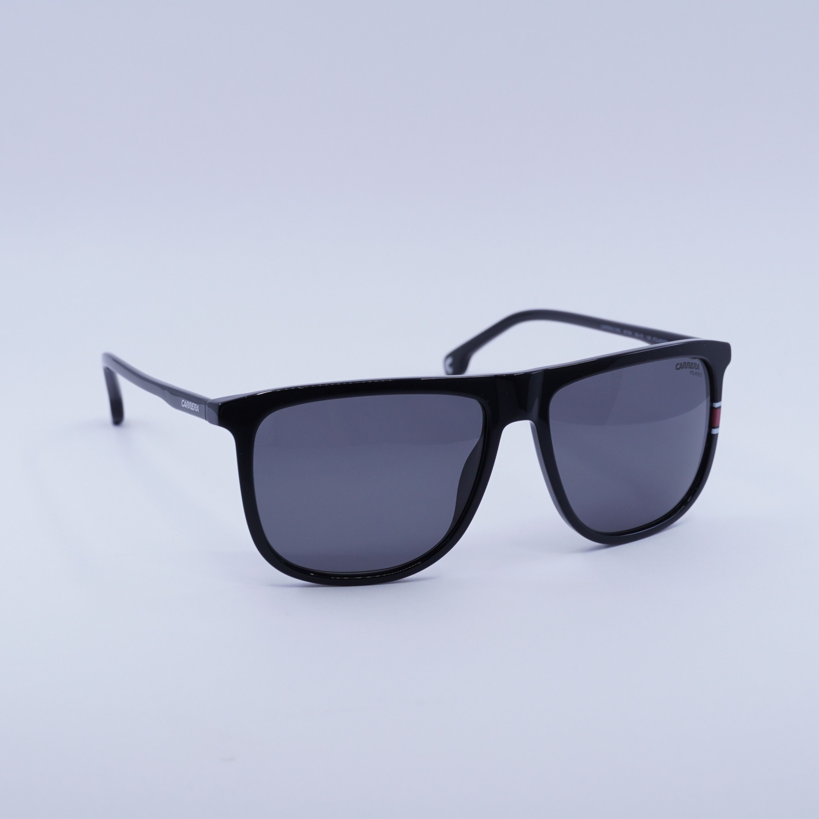 Carrera CARRERA 218/S 0807 M9 Sunglasses Black Square Frame Size ONE SIZE - 8 Thumbnail