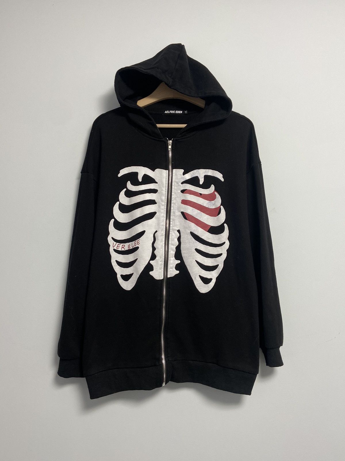 Band Tees AELFRIC EDEN vintage zip hoodie skeleton y2K style Size US M / EU 48-50 / 2 - 1 Thumbnail