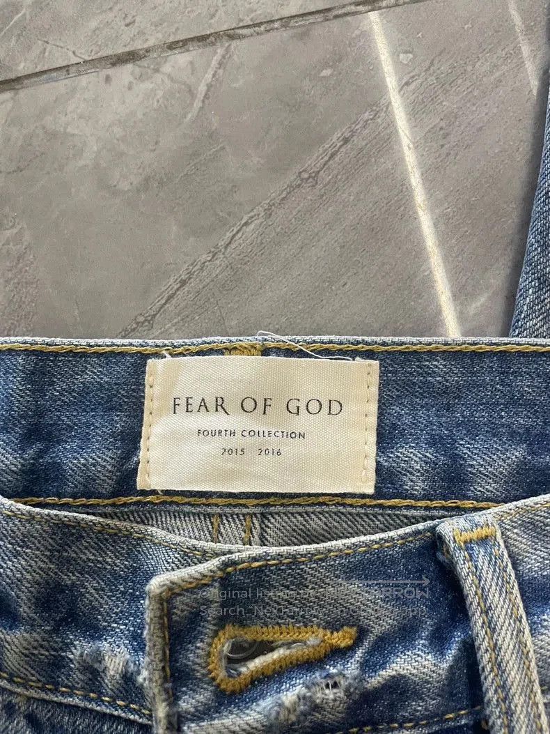 Fear of God Fear of God 4th 2nd Batch Distressed Jeans. Size US 30 / EU 46 - 4 Thumbnail