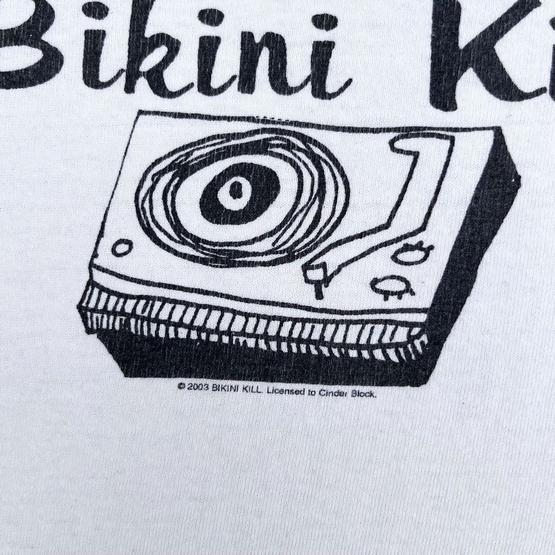 Band Tees Bikini Kill 2003 Vintage Band Tour Concert Rare T-Shirt Size US XL / EU 56 / 4 - 3 Thumbnail