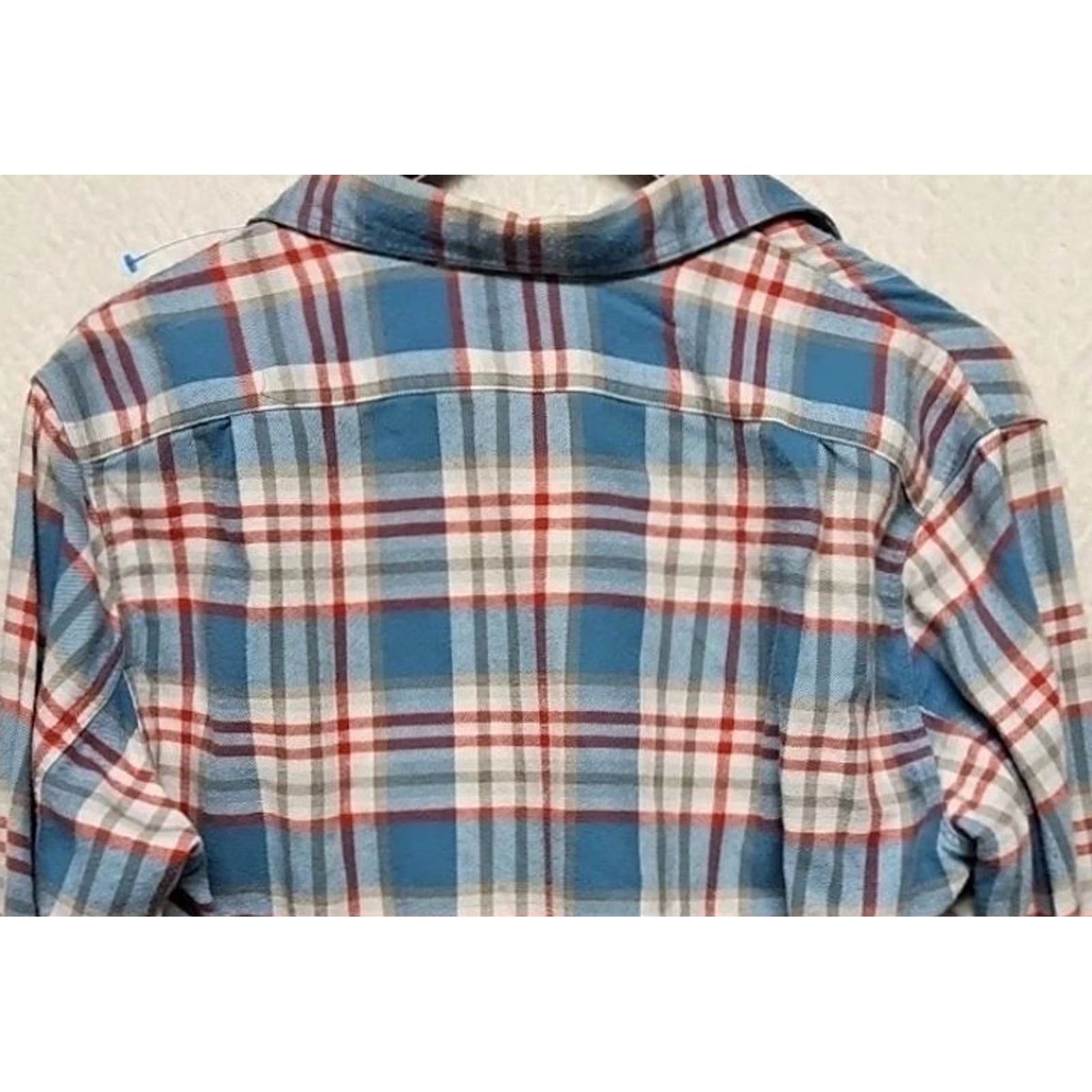 J.Crew J.Crew Slim Fit Plaid Flannel Shirt Men’s Medium Blue Red 100% Cotton Size US M / EU 48-50 / 2 - 6 Thumbnail