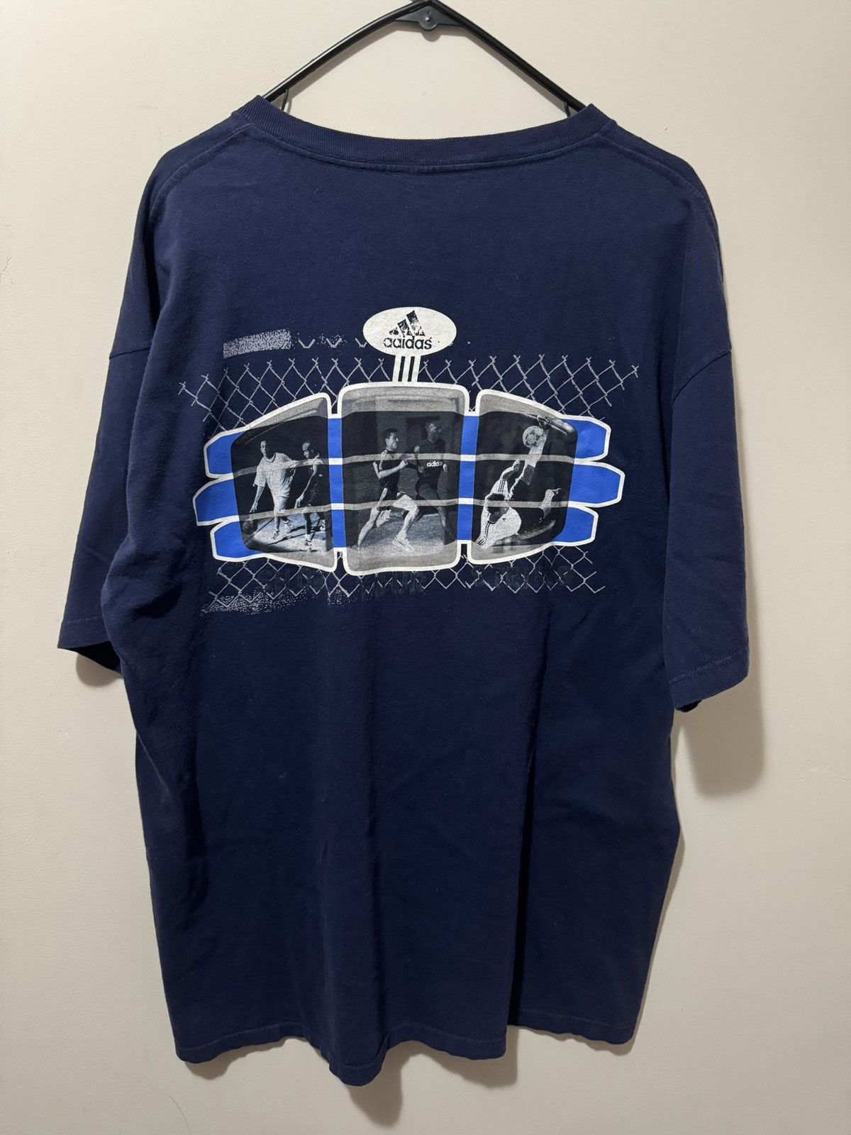 Adidas Y2K Adidas Sportswear Tee Size US L / EU 52-54 / 3 - 3 Thumbnail