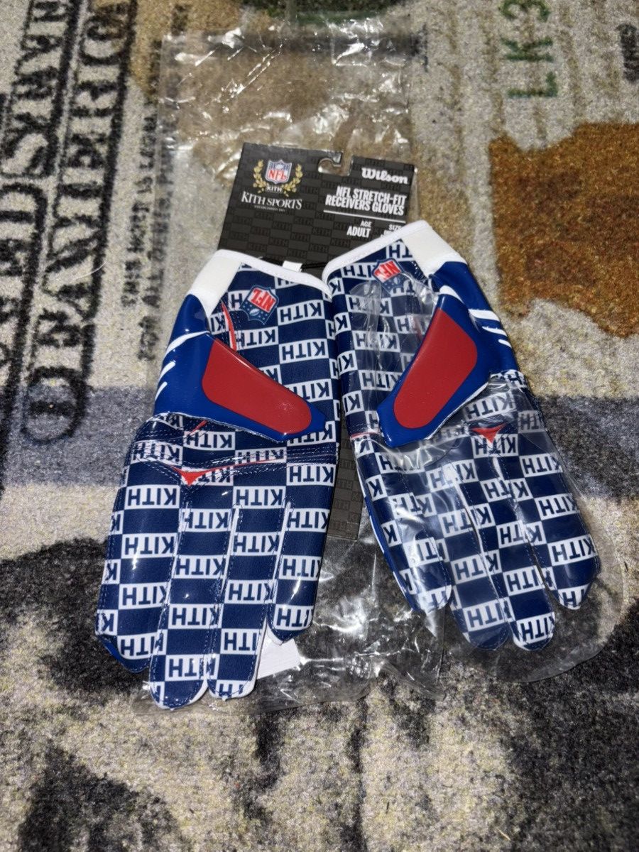 Kith × NFL Kith Wilson for NFL Receiver Gloves Size ONE SIZE - 2 Thumbnail