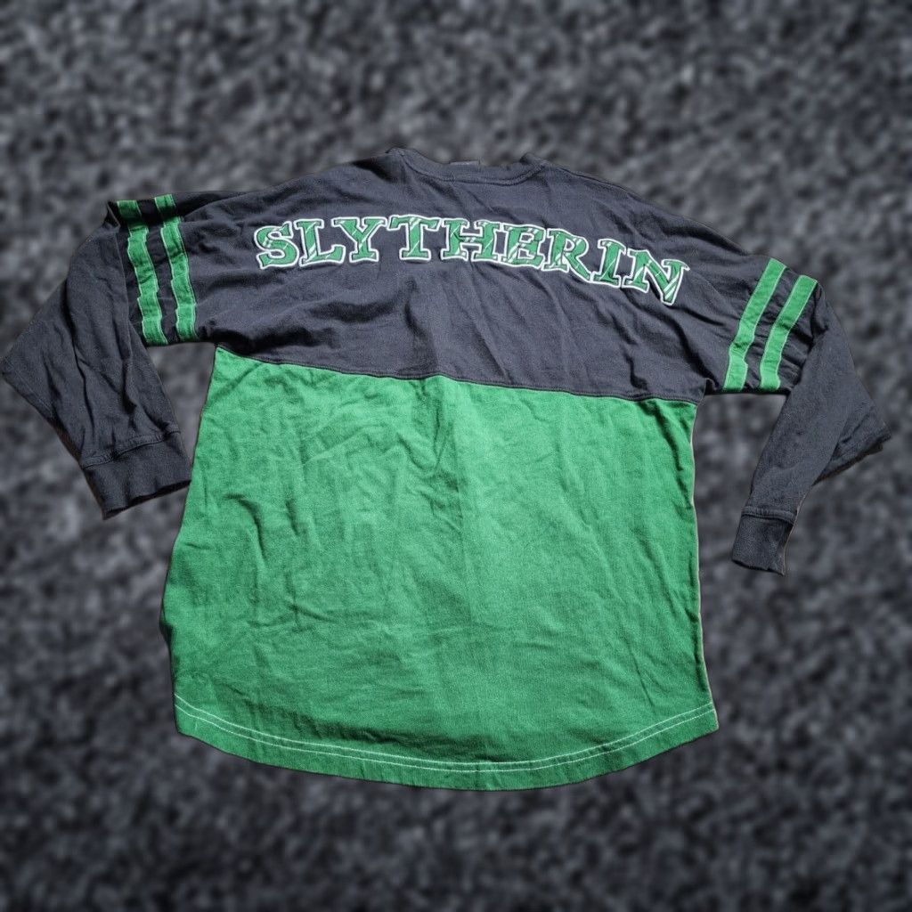 Vintage Harry Potter Slytherin Spirit Jersey Shirt Womens Black Long Sleeve L Size L / US 10 / IT 46 - 1 Thumbnail