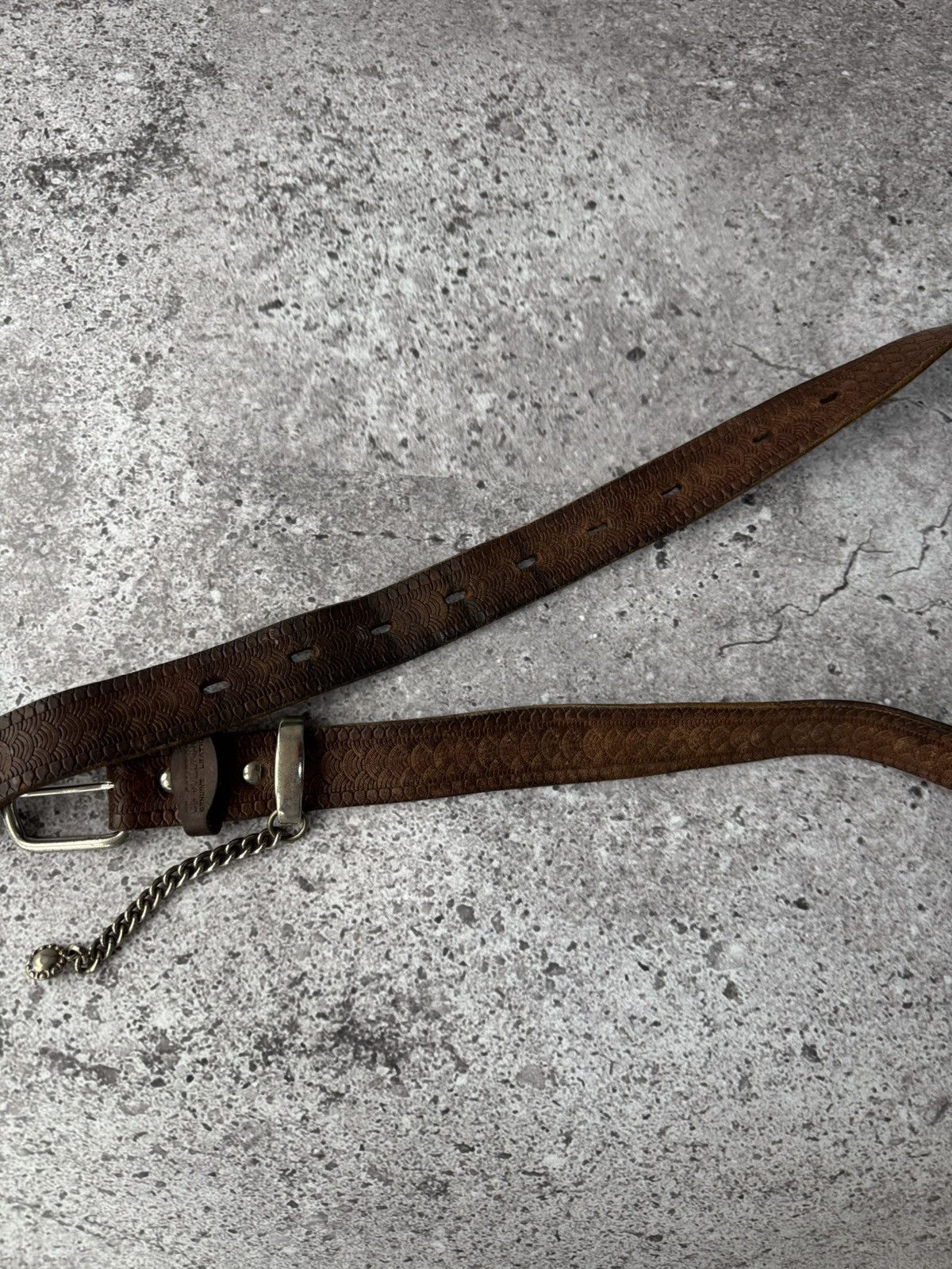 Vintage Sombrero Genuine Leather Belt Vintage Size ONE SIZE - 5 Thumbnail