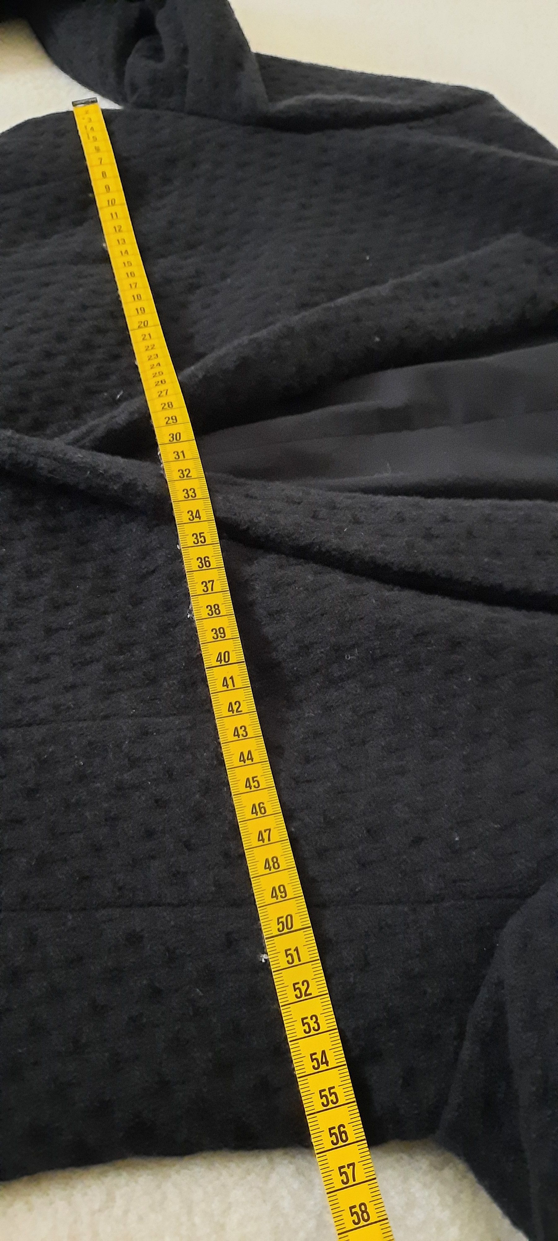 830 SIGN Men’s Wool Jacket Waffle Structure Black M