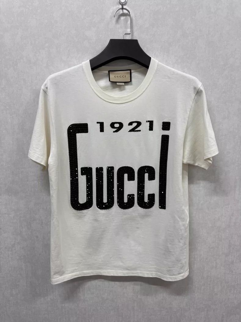 Gucci Gucci Heavy industry rhinestone 1921 short sleeves Size US XS / EU 42 / 0 - 1 Thumbnail