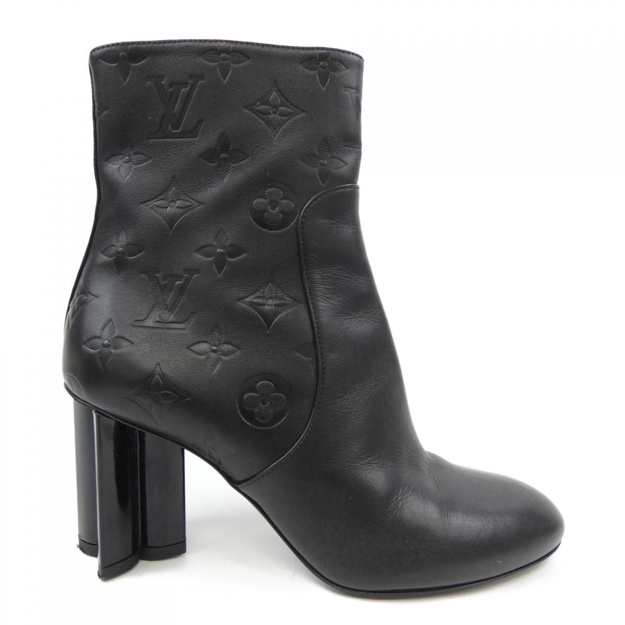 Louis Vuitton Louis Vuitton Louis Vuitton Monogram Debossed Calf Boots Leather Shoes DUTY FREE for USA Size ONE SIZE - 1 Thumbnail