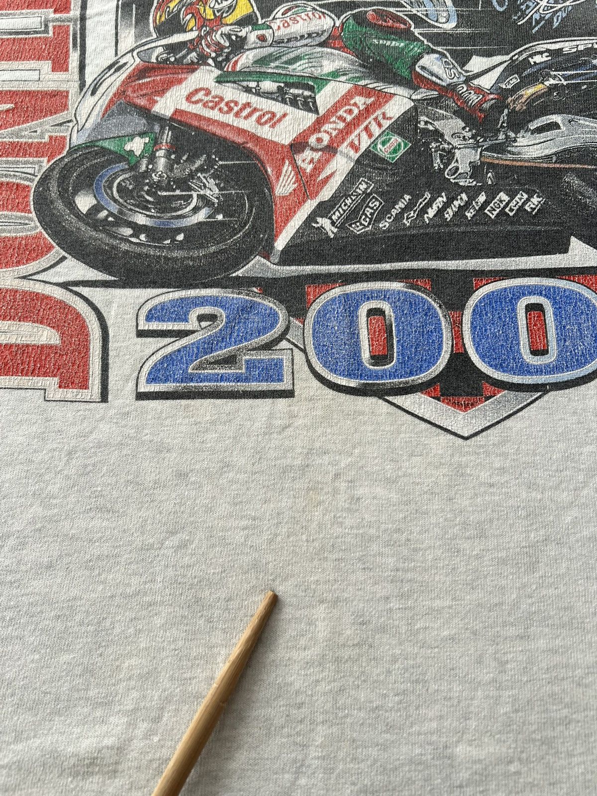 Vintage Vintage 2000 Donington British Grand Prix Moto Racing Honda Size US XL / EU 56 / 4 - 5 Thumbnail
