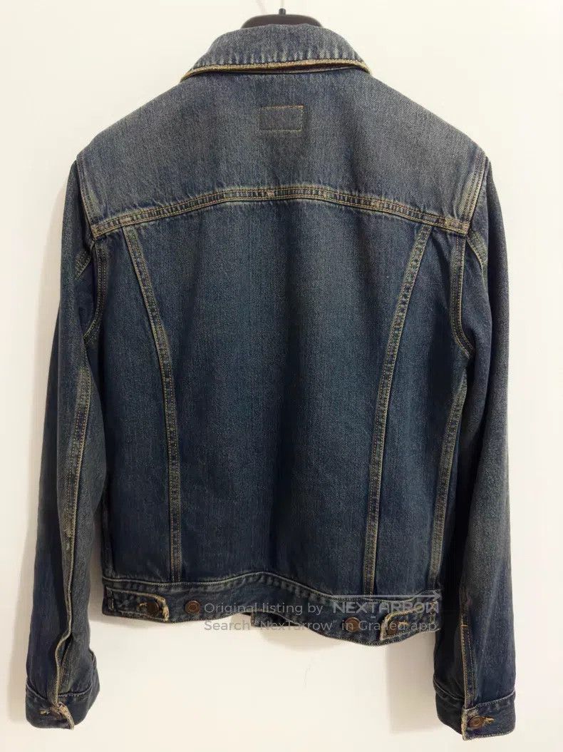 Saint Laurent Paris Saint Laurent Paris Vintage Deep Blue Basic Denim Jacket Size US S / EU 44-46 / 1 - 2 Thumbnail