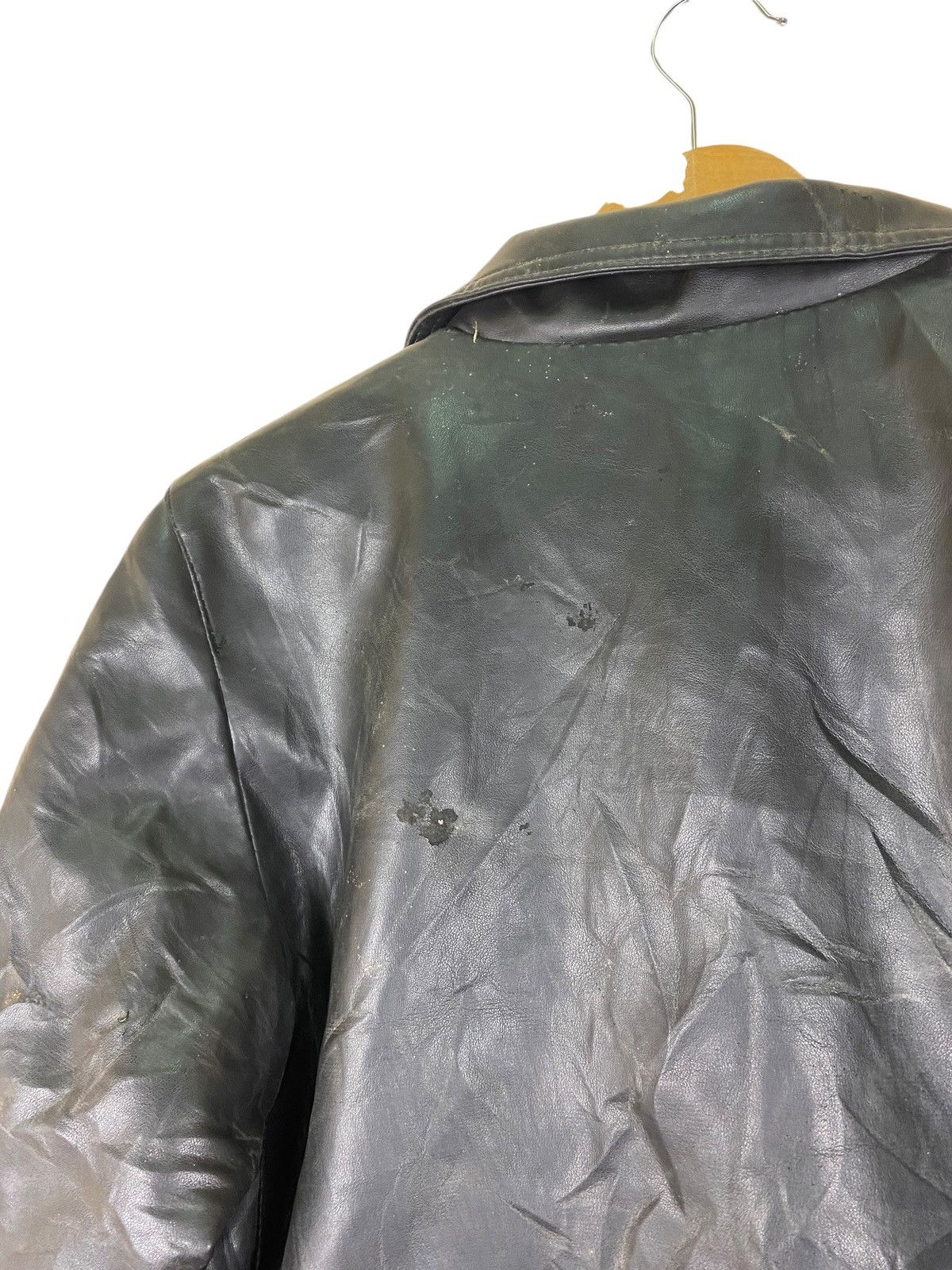 Vintage Vintage GV Italian Designer Long Leather Jacket Size US M / EU 48-50 / 2 - 17 Thumbnail