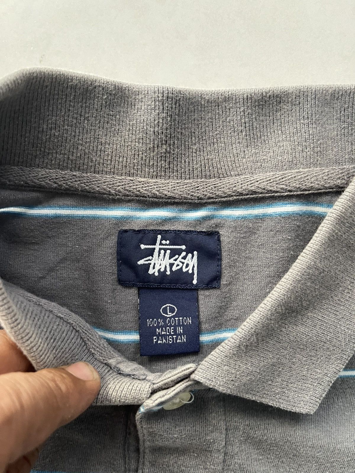 Stussy VINTAGE STUSSY POLO SHIRT VERY RARE Size US L / EU 52-54 / 3 - 3 Thumbnail