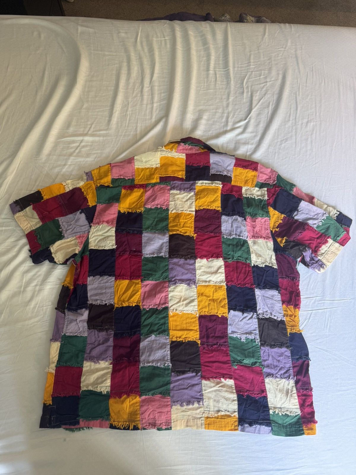 Supreme SS23 Supreme Short Sleeve Button Down Patchwork Shirt Large Size US L / EU 52-54 / 3 - 4 Thumbnail