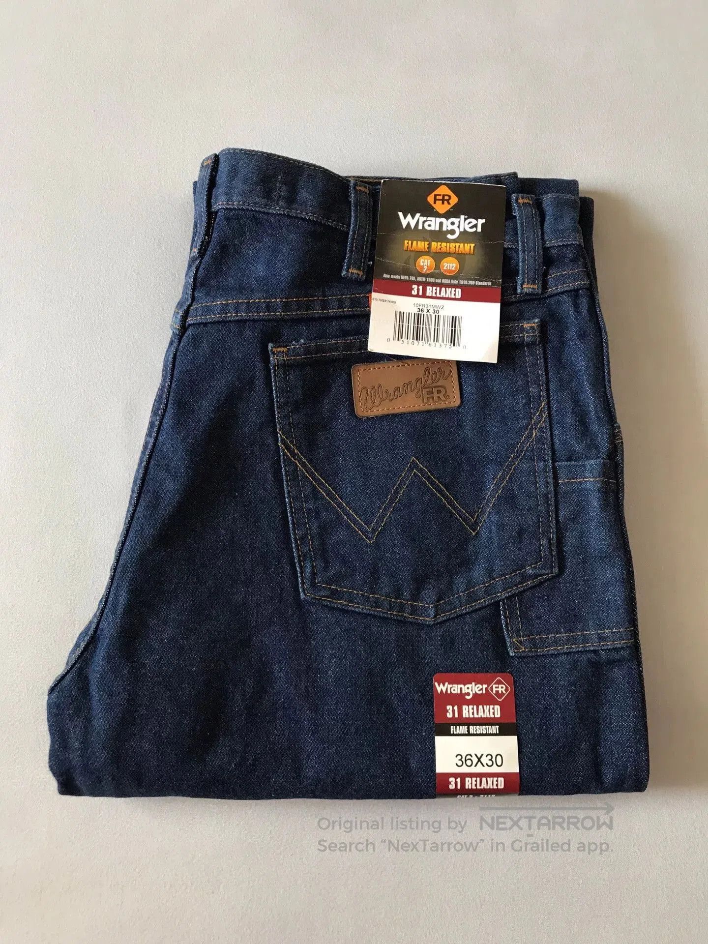 Wrangler Wrangler FR31MWZ Flame Resistant Jeans. Size US 36 / EU 52 - 1 Thumbnail