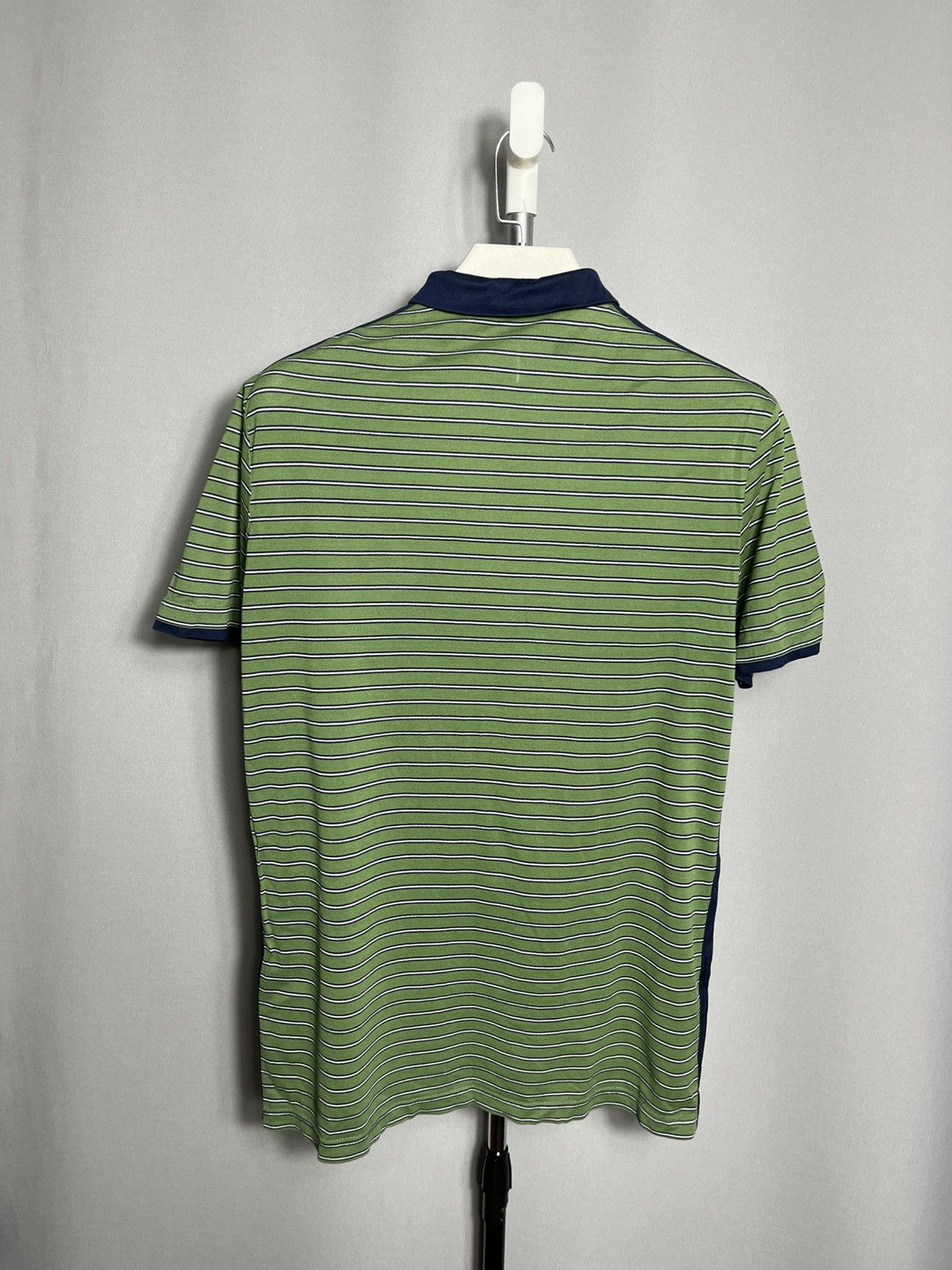 Angelo Galasso Angelo Galasso polo shirt striped mens green cotton Size US M / EU 48-50 / 2 - 8 Thumbnail