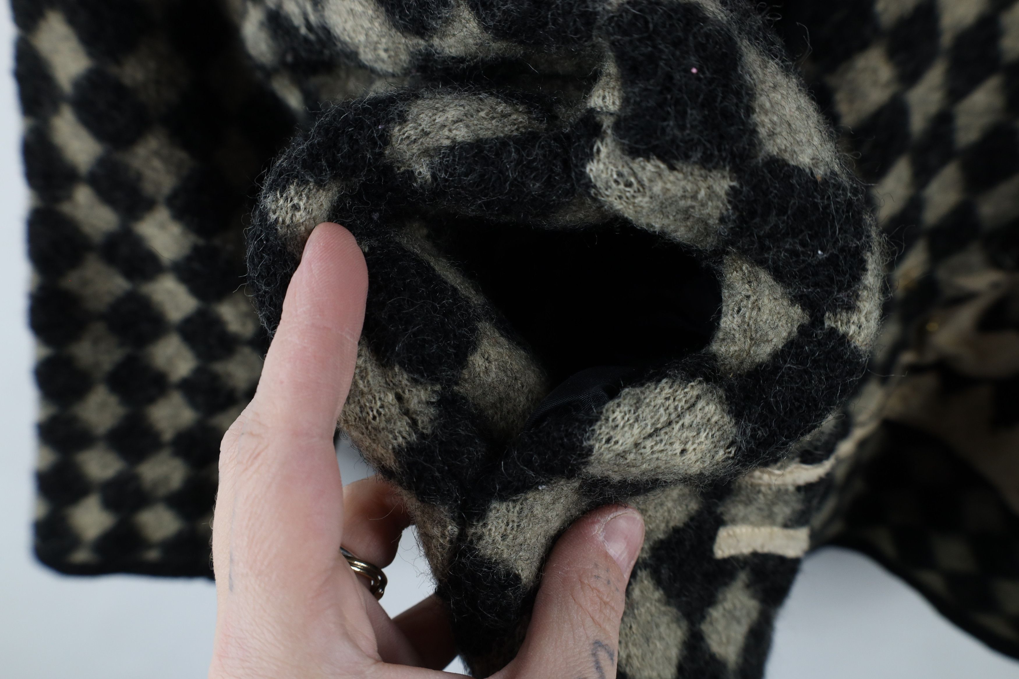 Vintage Vintage 90s Streetwear Diamond Reindeer Full Zip Sweater Size XXL / US 16-18 / IT 52-54 - 10 Thumbnail