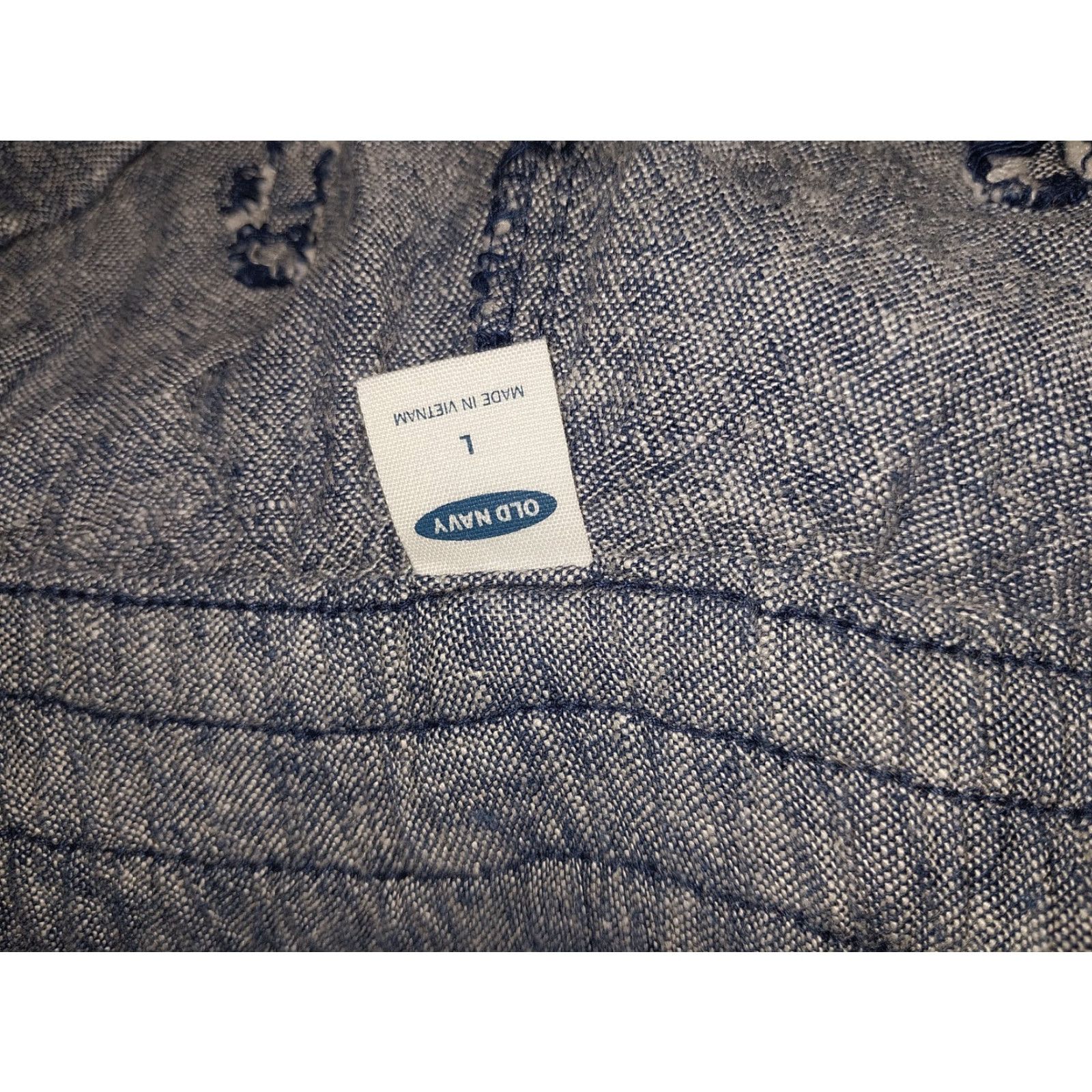 Old Navy **Women's Large Blue Linen Rayon Blend Elastic Waist Drawstring Pants** User: Women's Large Blue Linen Rayon Blend Elastic Waist Drawstring Pants Size 36" / US 14 / IT 50 - 3 Thumbnail