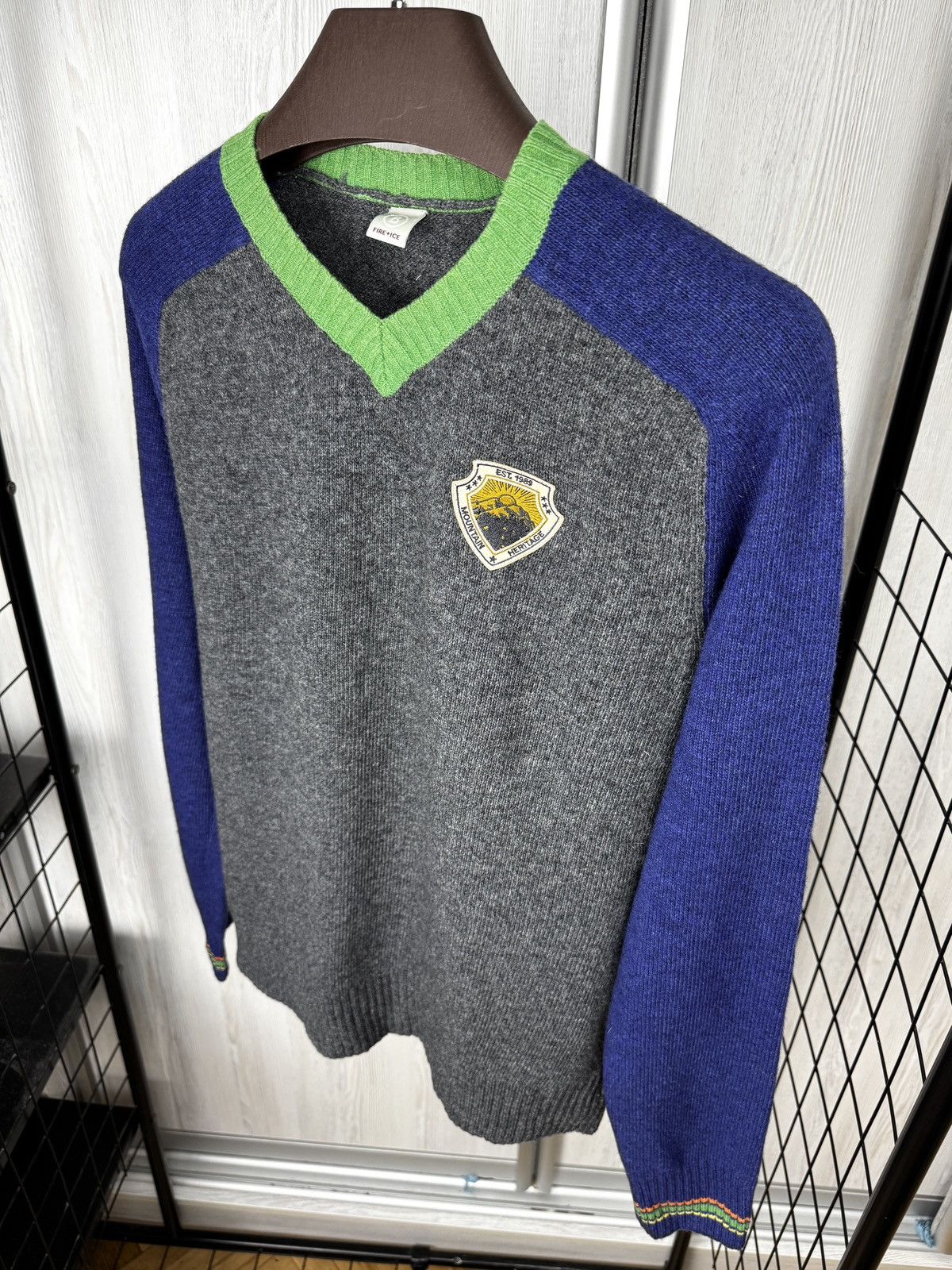 Bogner Bogner Fire + Ice multicolor wool ornament sweater jumper Size US M / EU 48-50 / 2 - 8 Thumbnail