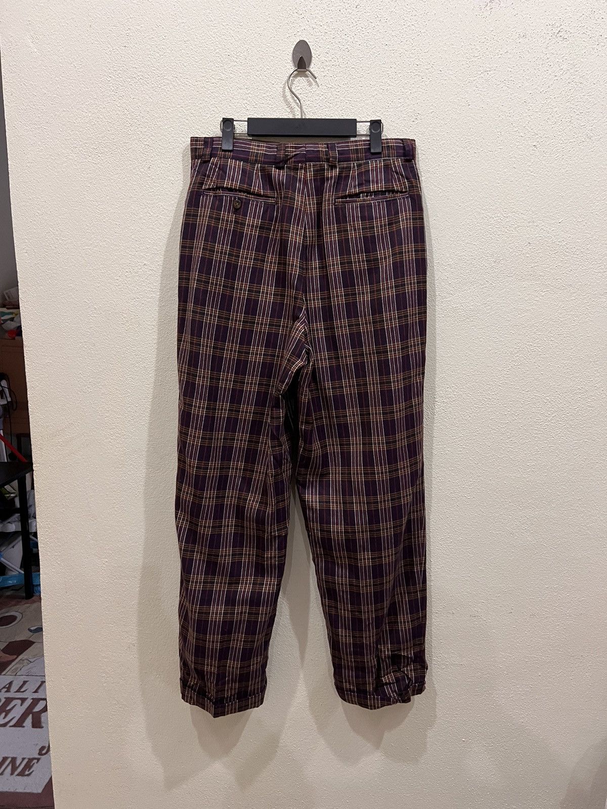 Vintage Vintage Glenover Plaid Tartan Baggy Pant Size US 32 / EU 48 - 5 Thumbnail