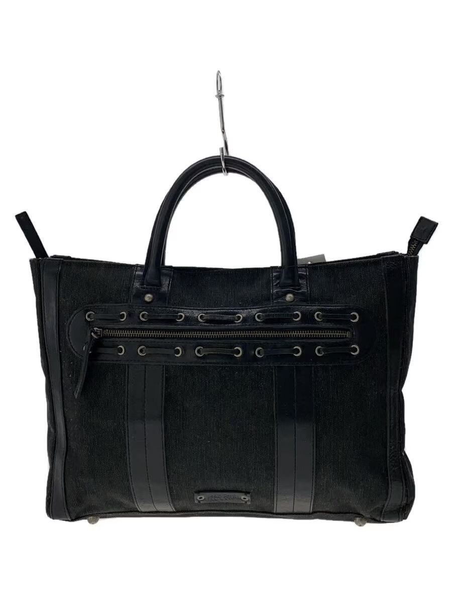 Jean Paul Gaultier Leather Canvas Lace Bag Size ONE SIZE - 1 Thumbnail
