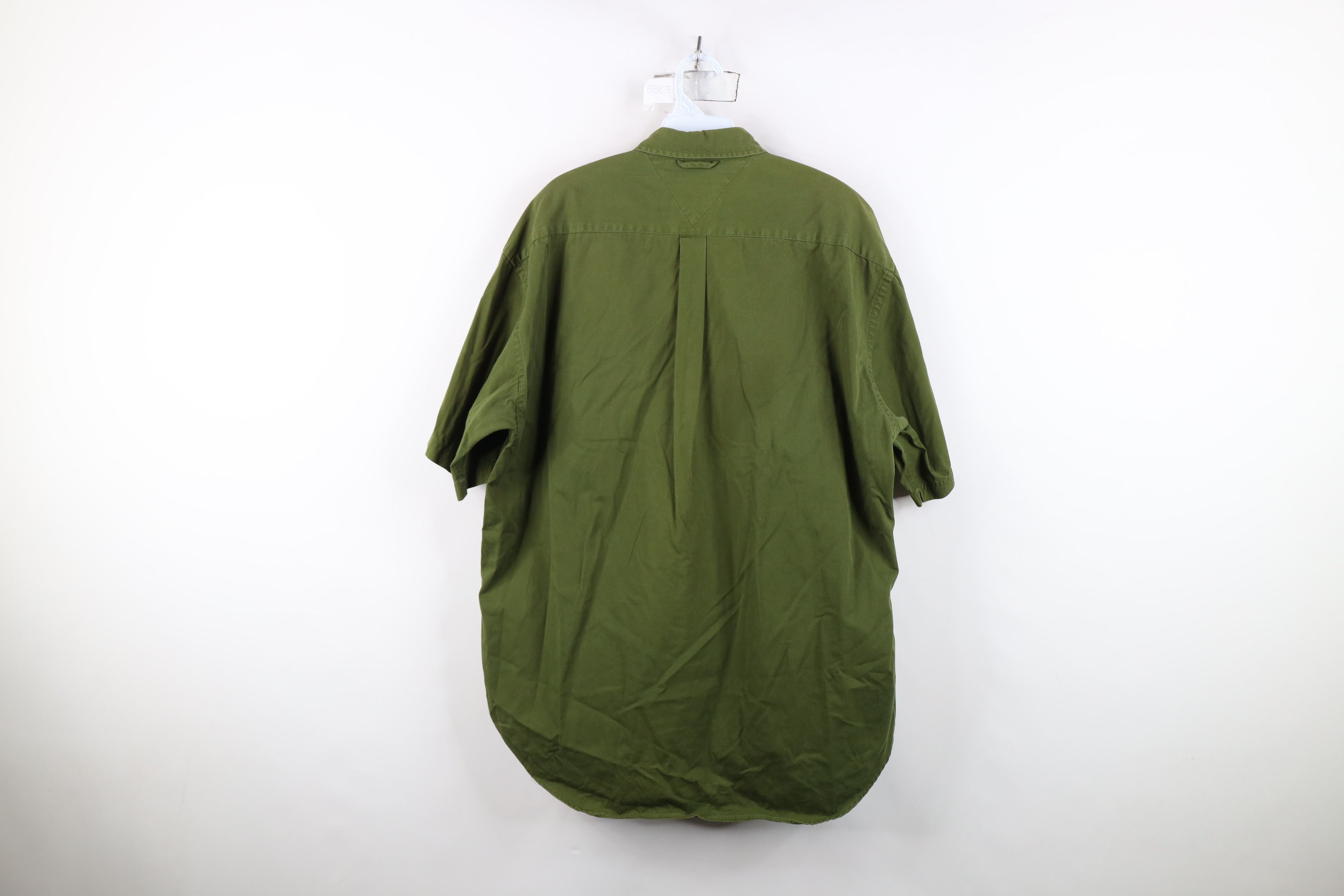 Tommy Hilfiger Vintage 90s Tommy Hilfiger Short Sleeve Button Down Shirt Size US L / EU 52-54 / 3 - 12 Thumbnail