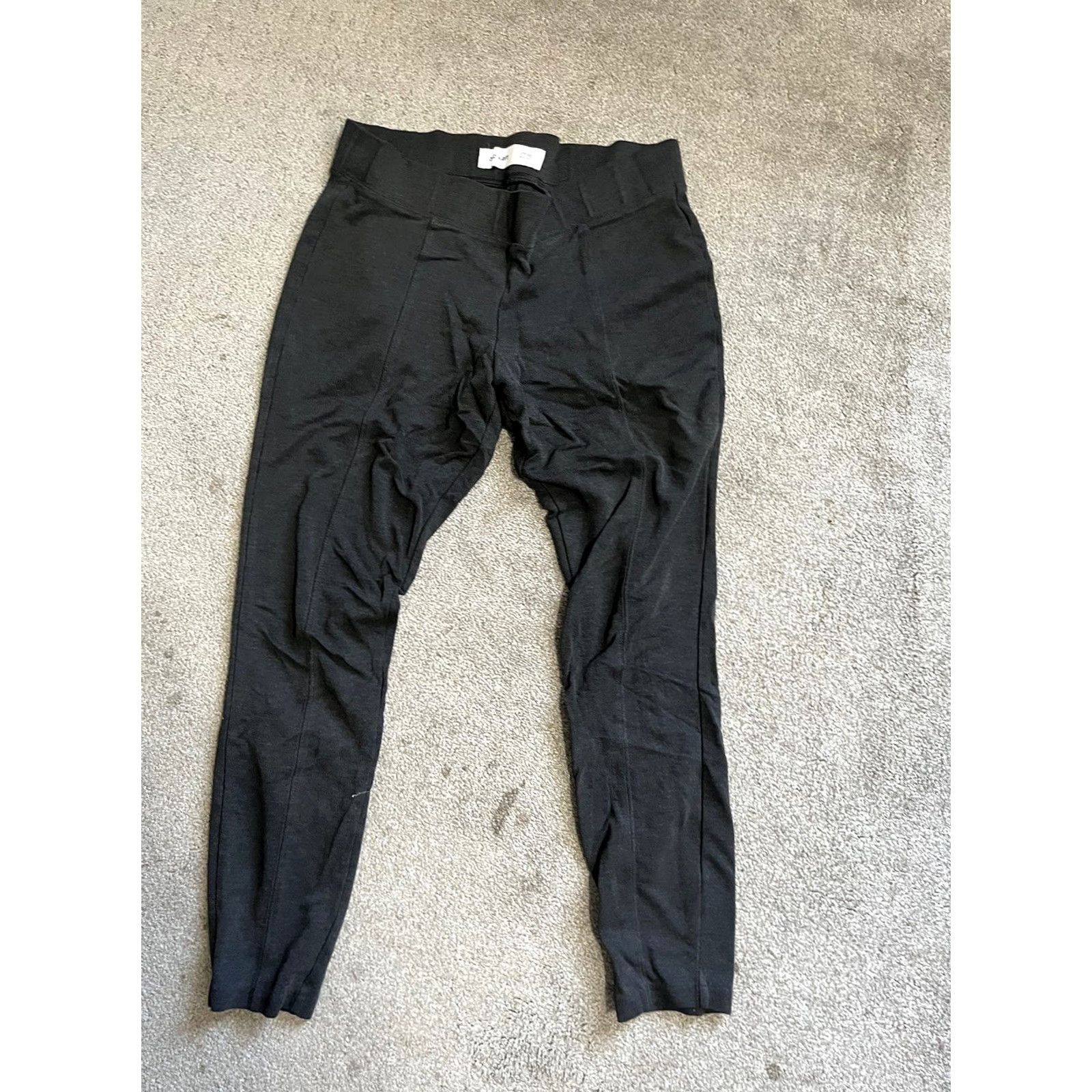 Old Navy Old Navy Stevie Straight Pants Womens PM High Rise Pull On Gray dark gray Nylon Rayon Spandex Ankle Pockets Stretch Jeans XS? Size 32" / US 10 / IT 46 - 2 Thumbnail
