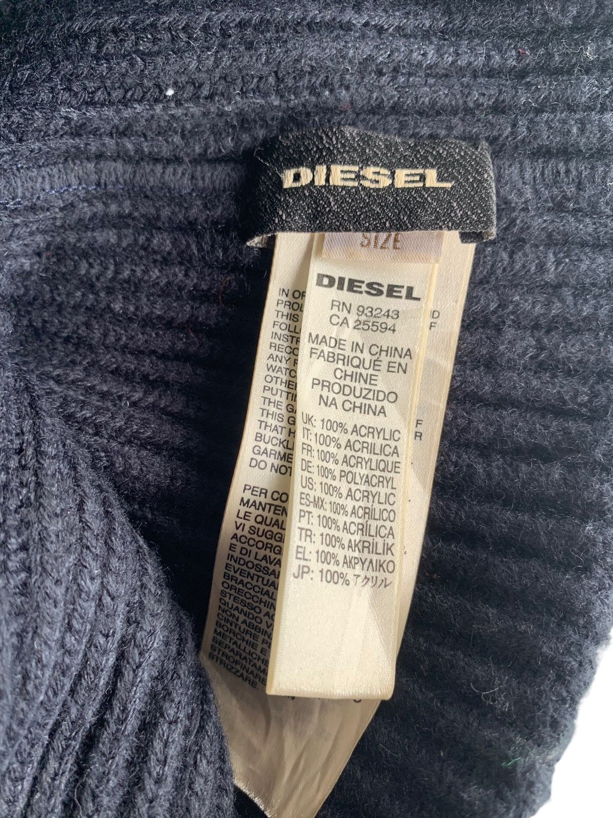 Diesel Bundle Diesel Harry Rare Beanie Hats Size ONE SIZE - 25 Thumbnail