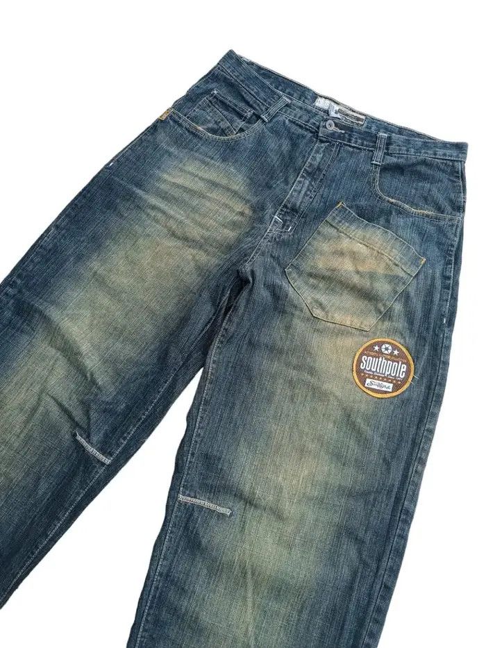 Japanese Brand Vintage baggy rap jeans Size US 38 / EU 54 - 3 Thumbnail