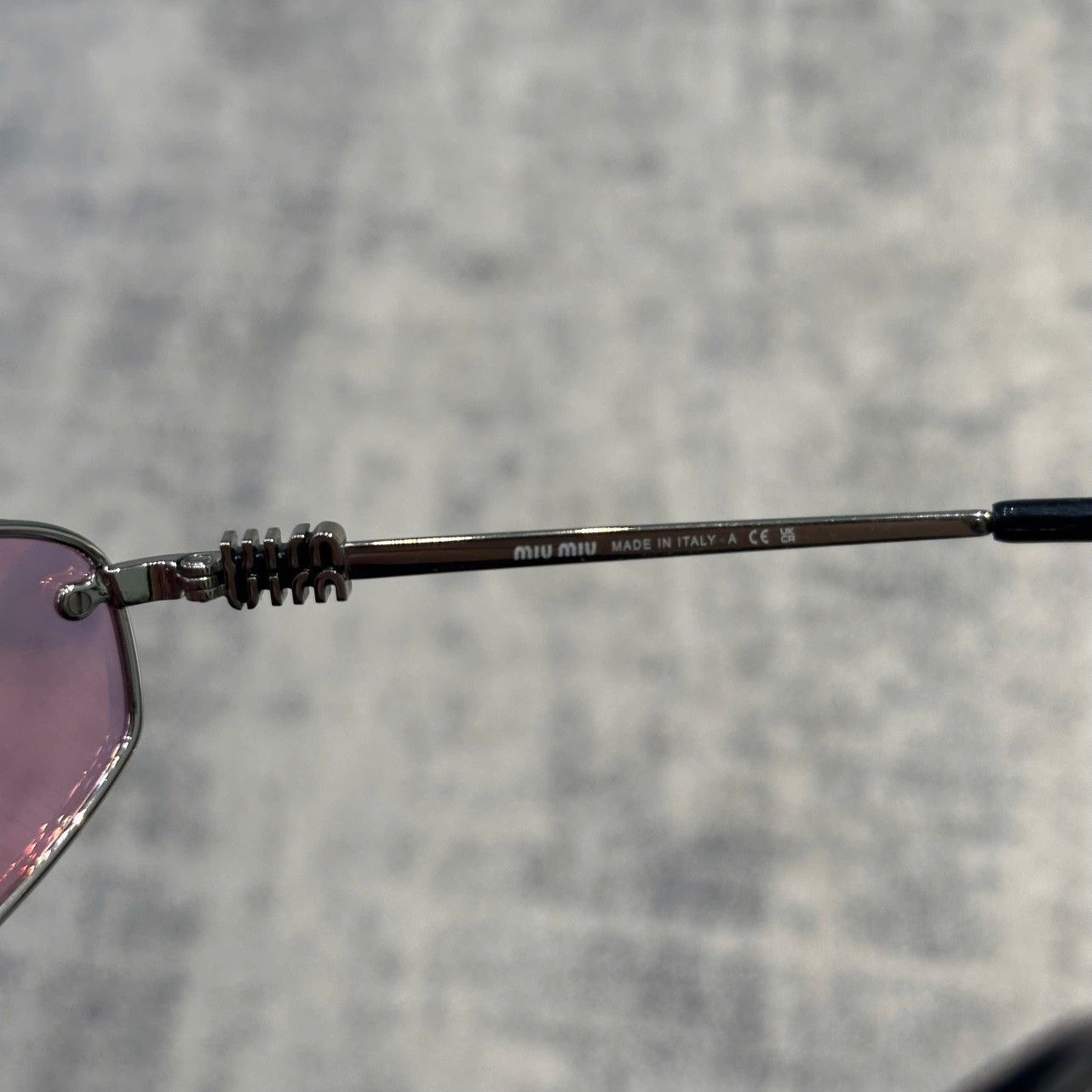 Miu Miu MIU MIU 0MU A50S 1BC70J Size ONE SIZE - 5 Thumbnail