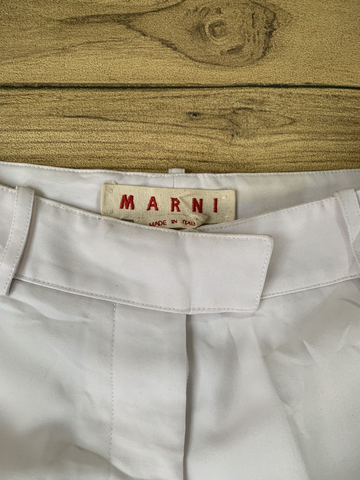 Marni Marni short white Size 26" / US 2 / IT 38 - 2 Thumbnail