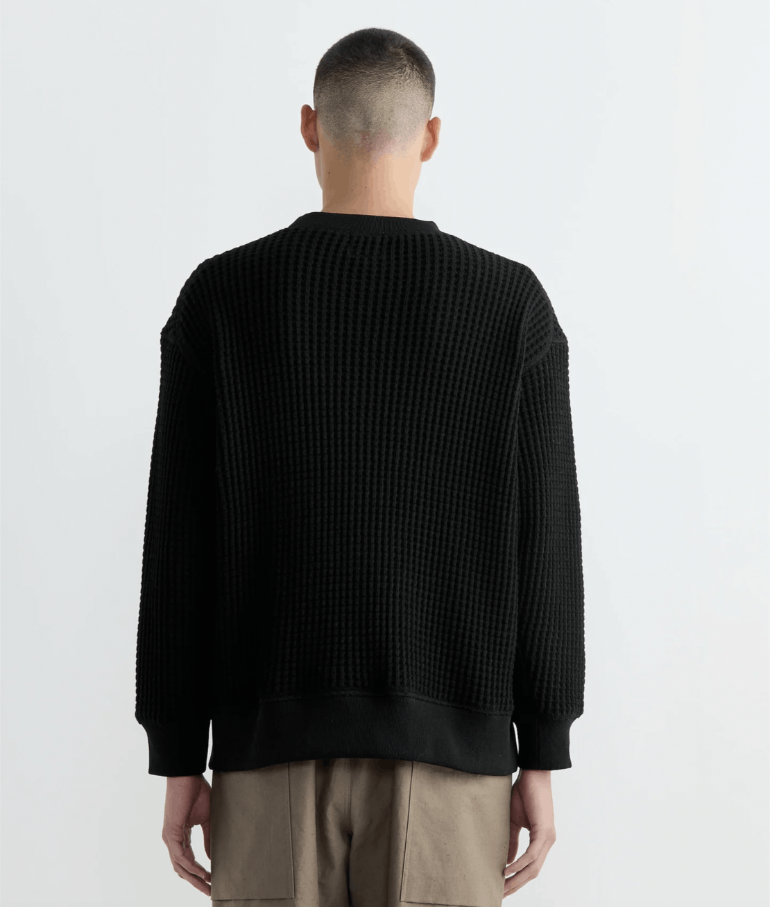 Jackman Chunky Waffle Knit Sweater Size US L / EU 52-54 / 3 - 6 Thumbnail