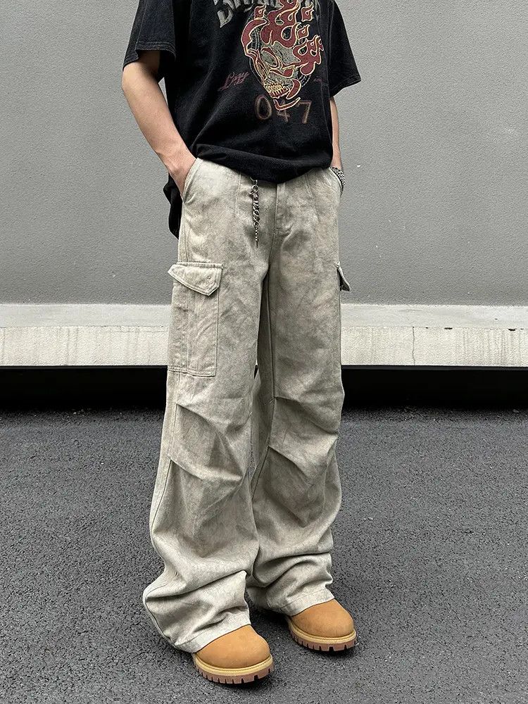 Japanese Brand × Jean Cargo Baggy Pants Size US 32 / EU 48 - 4 Thumbnail