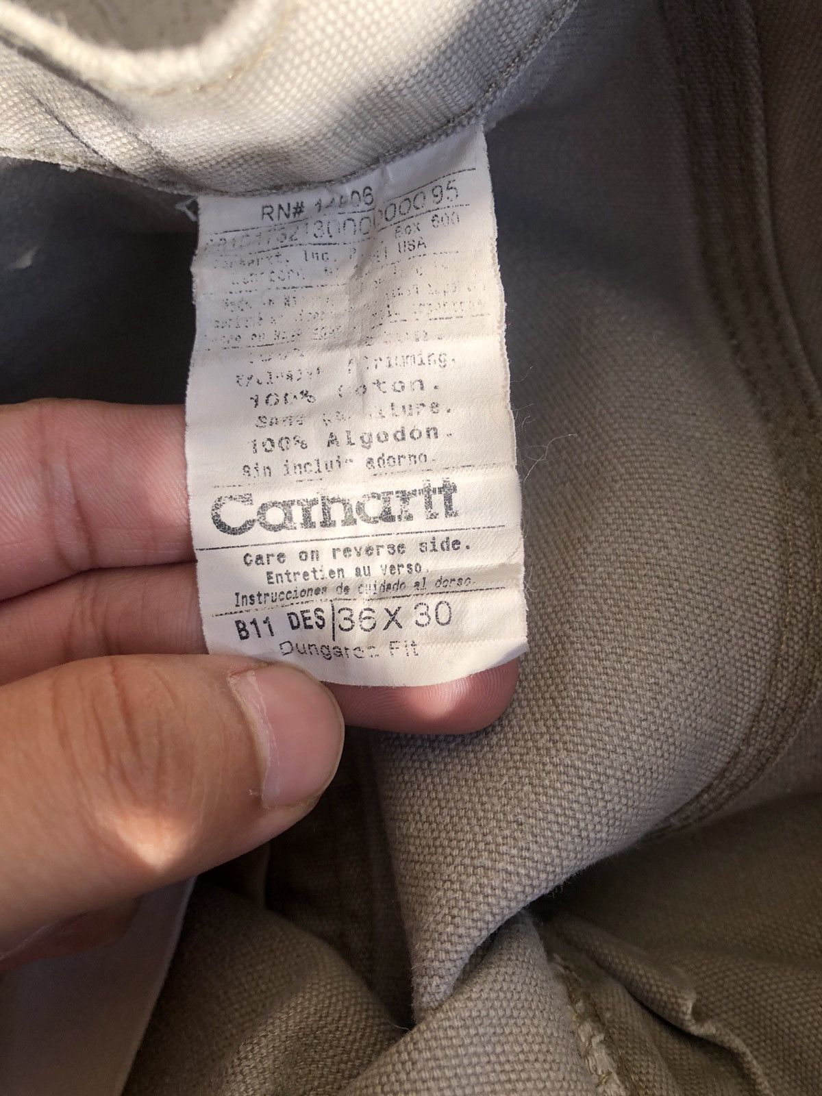 Carhartt Vintage x Carhartt x Dungaree x workwear Pants Size US 36 / EU 52 - 6 Thumbnail