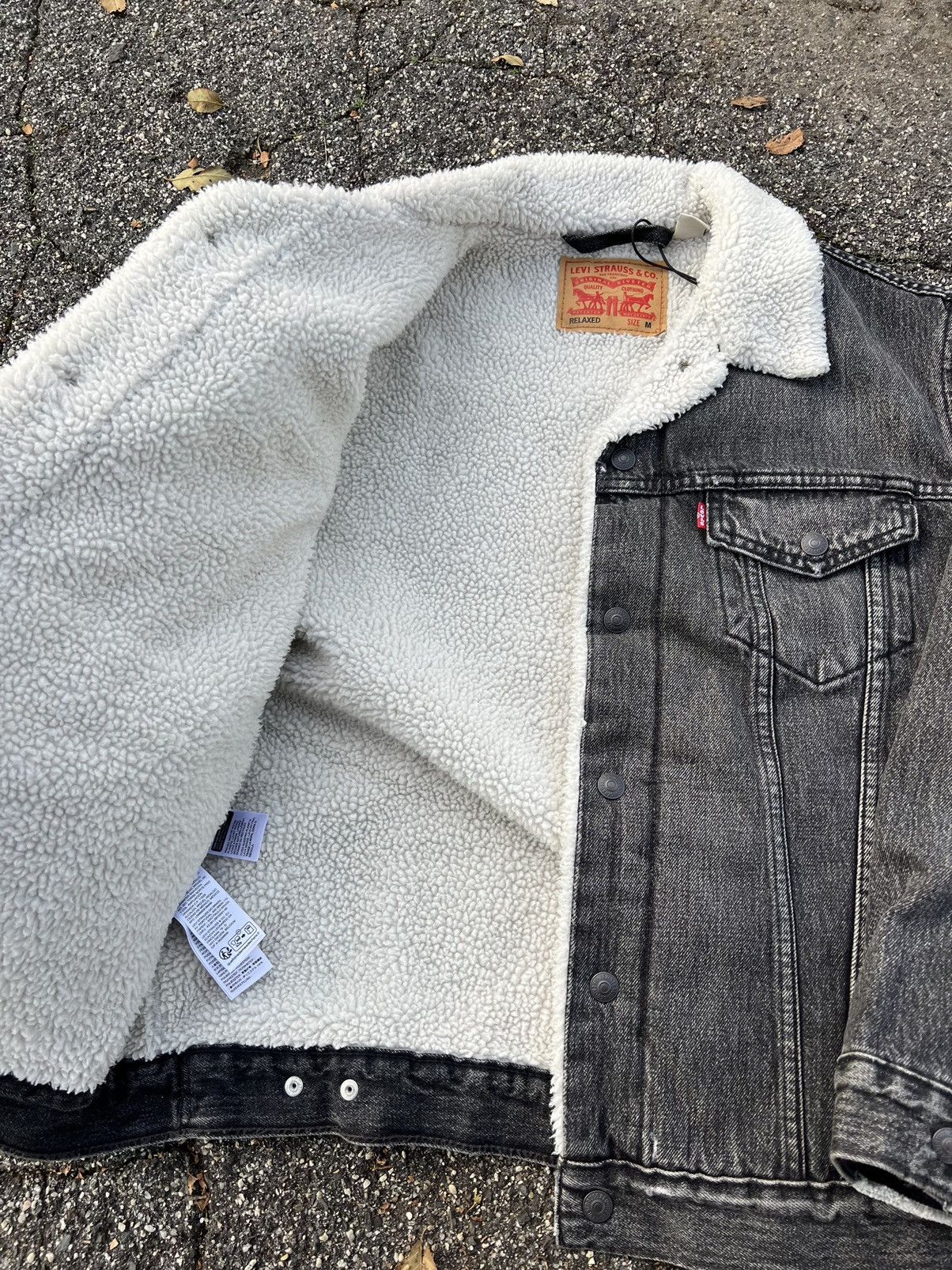 Levi's Levi’s Dark Salt Lake Sherpa Size US M / EU 48-50 / 2 - 5 Thumbnail