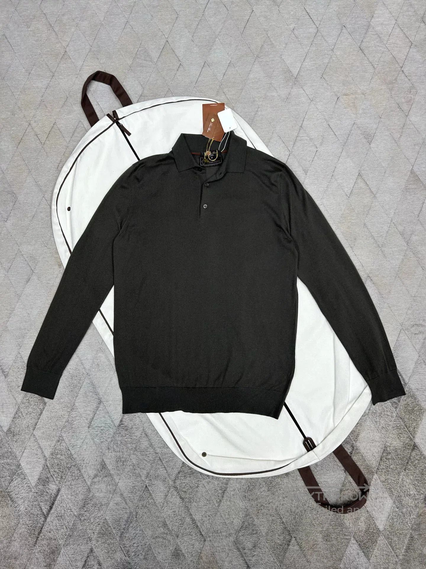 Loro Piana Loro Piana Vicuna Knit Polo Sweater. Size US L / EU 52-54 / 3 - 1 Thumbnail