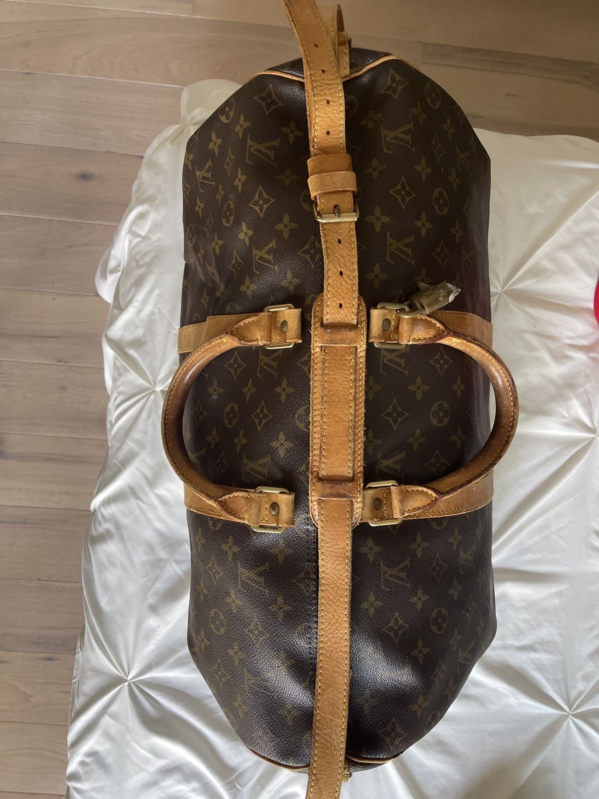 Louis Vuitton Louis Vuitton Keepall 50 Monogram Canvas Bag w/ Strap Lock Size ONE SIZE - 2 Thumbnail