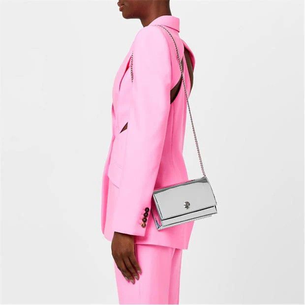 Alexander McQueen o1g2r1mq0824 Slashed Single Breasted Blazers in Pink Size S / US 4 / IT 40 - 4 Thumbnail