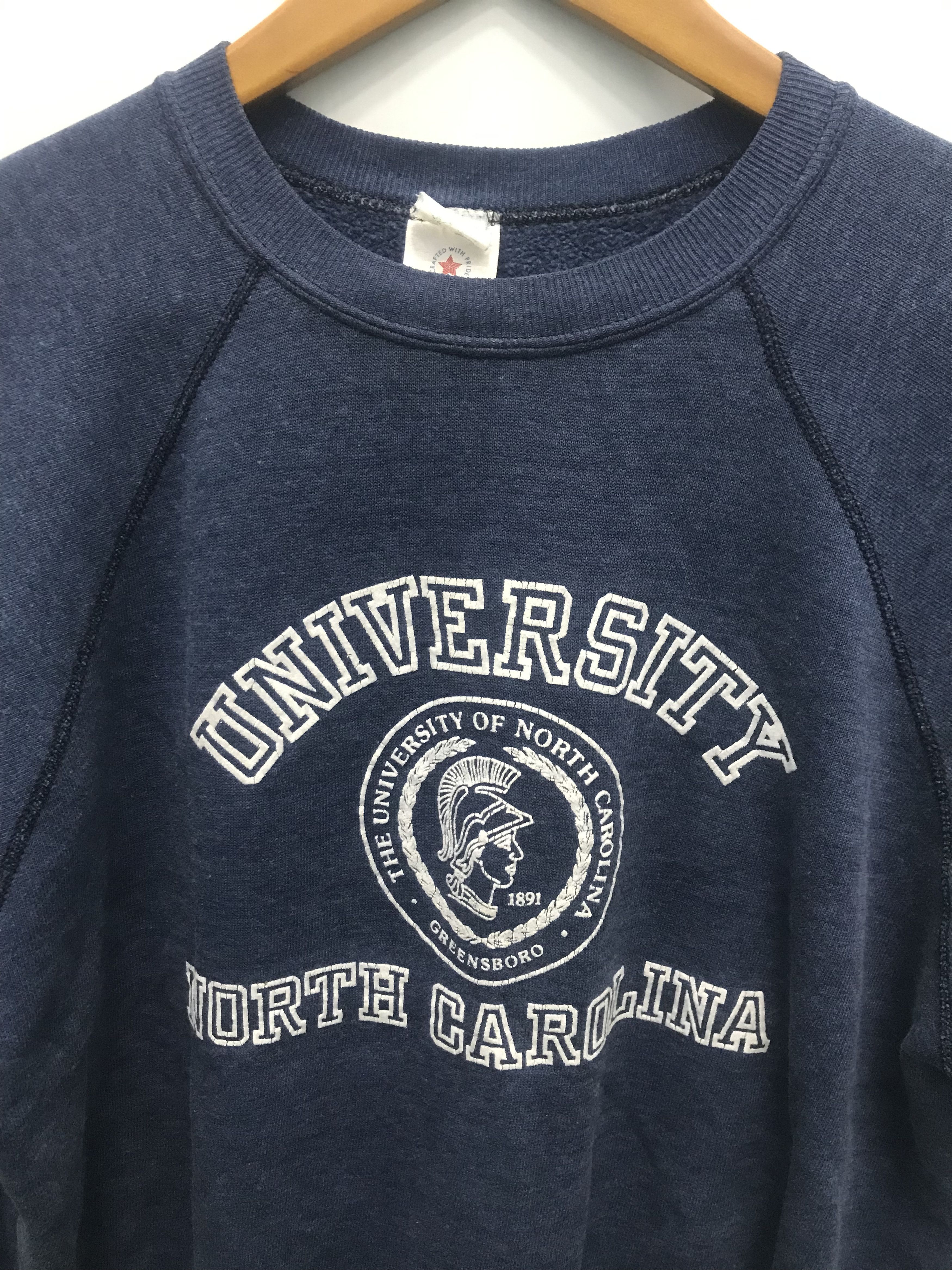 Artek × Vintage Vintage “University of North Carolina” Sweatshirt by Artex Size US L / EU 52-54 / 3 - 4 Thumbnail