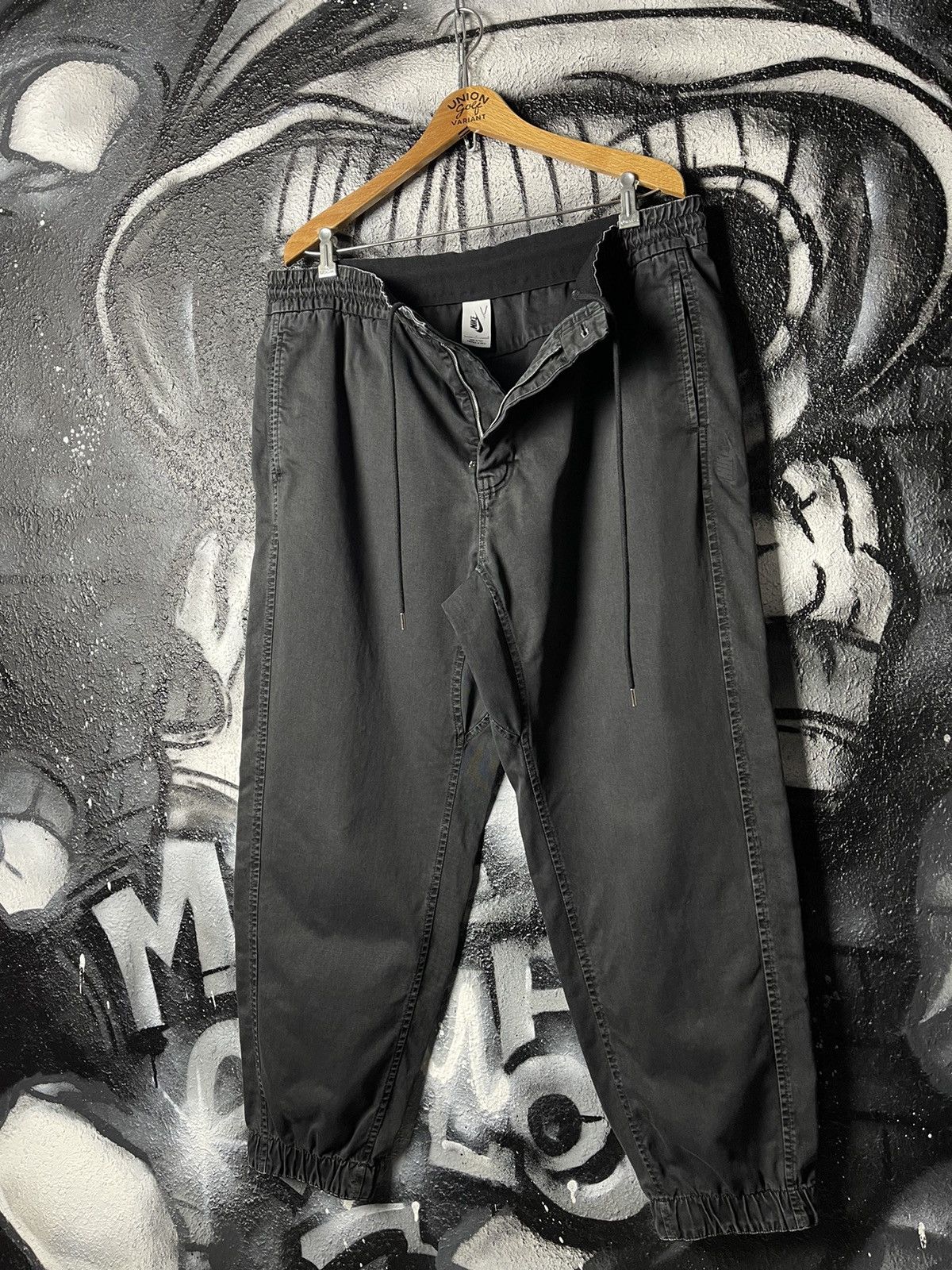 Nike Nike Lab Woven Faded Black Italian Jogger Pants Men’s Size L Size US 36 / EU 52 - 1 Thumbnail