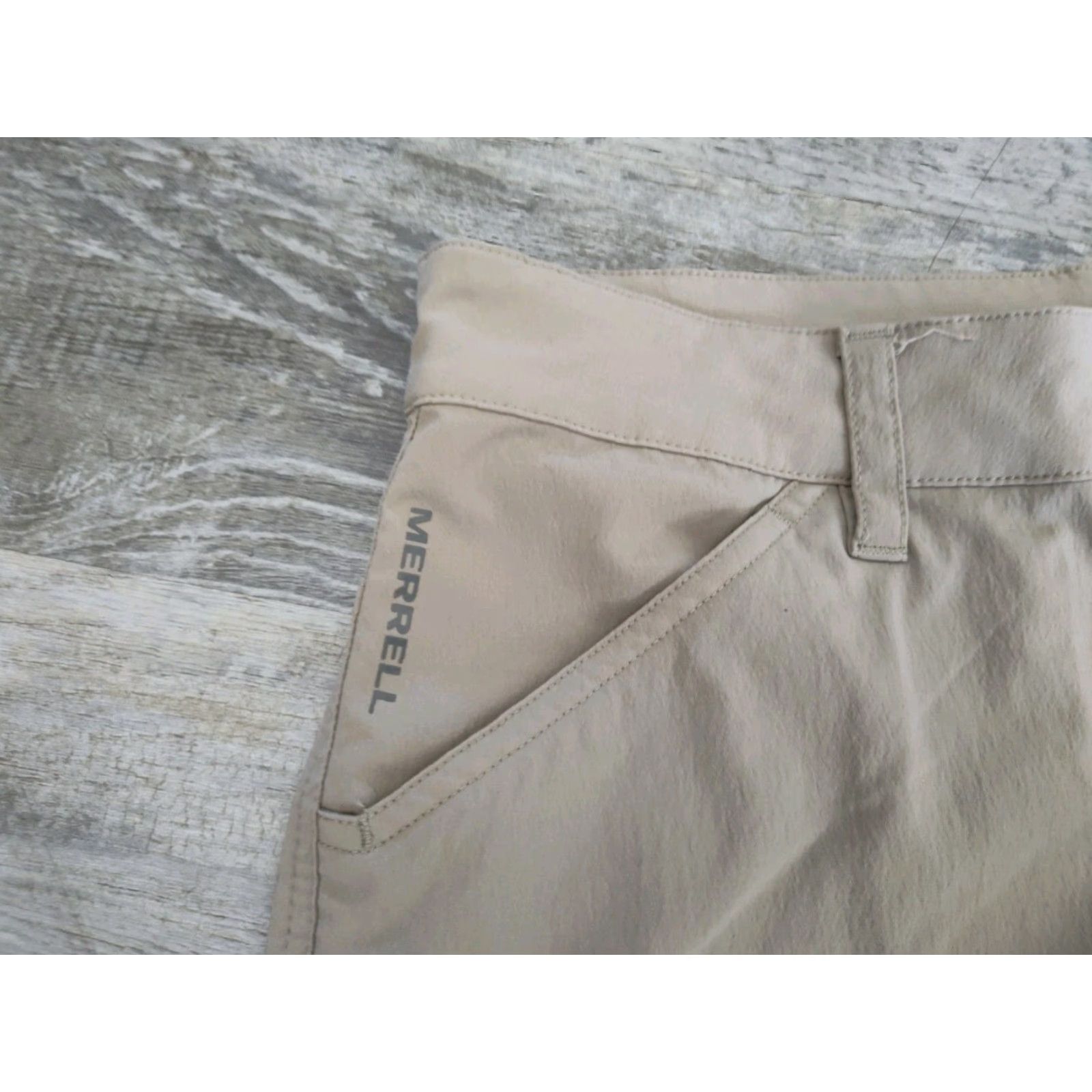 Merrell Merrell Women's Chino Pants Size 6 Tan Lightweight Stretch Hiking Outdoor Size 28" / US 6 / IT 42 - 7 Thumbnail