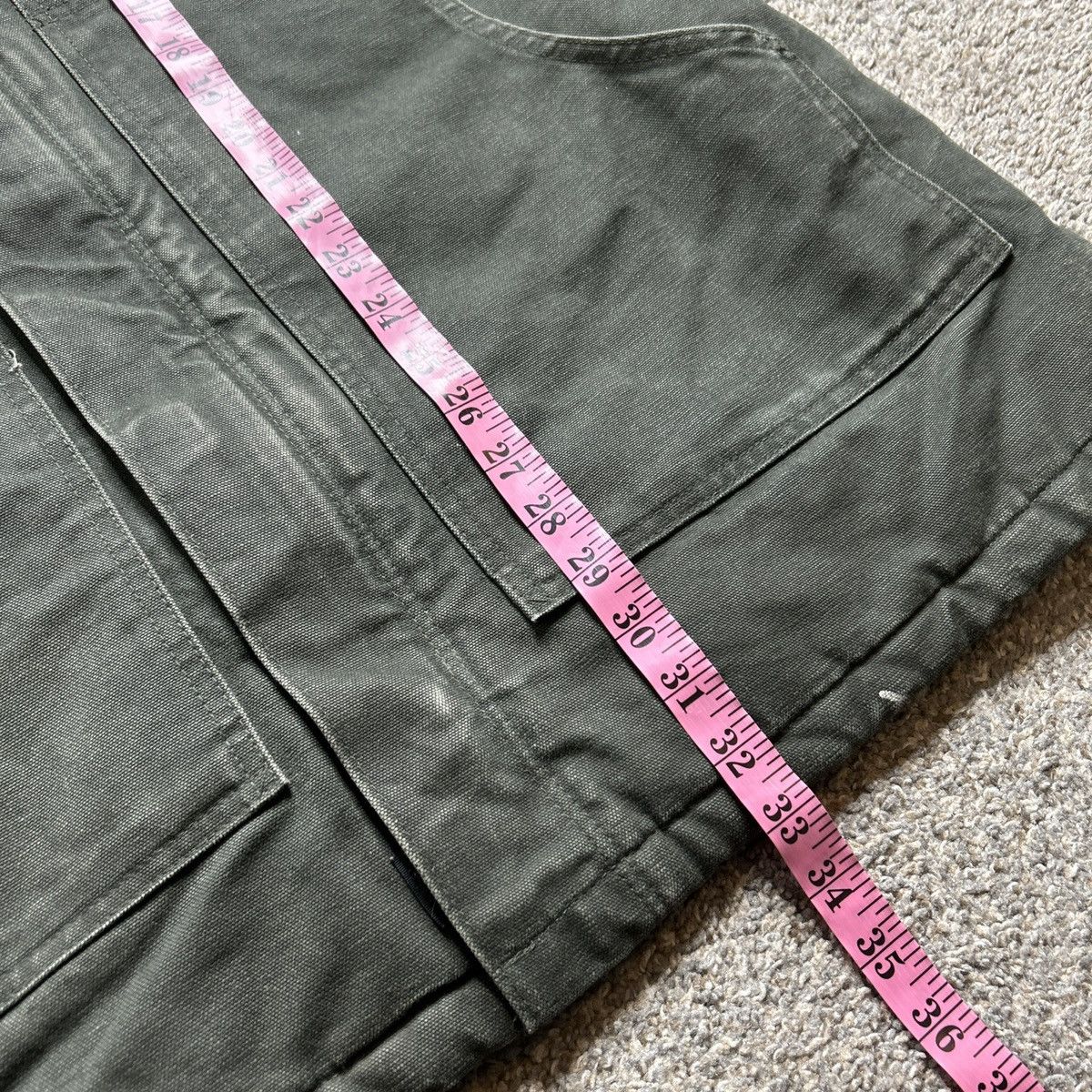 Carhartt × Vintage Carhartt c26 mos green workwear faded jacket Size US L / EU 52-54 / 3 - 7 Thumbnail