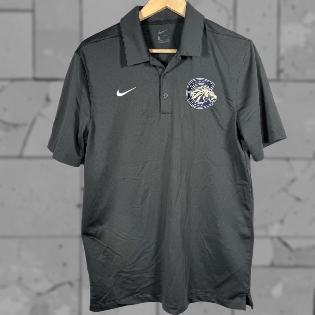 Nike Nike Polo Shirt Logo Athletic Mens M Black Size US M / EU 48-50 / 2 - 1 Thumbnail