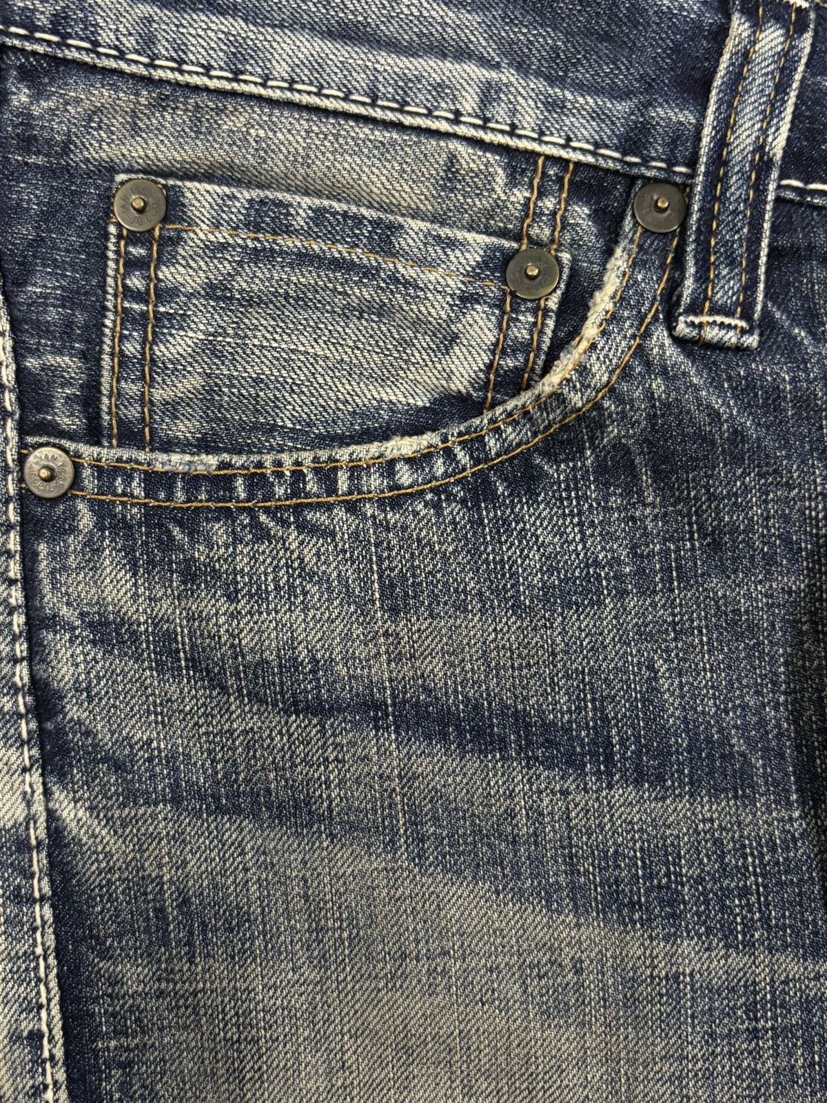 Junya Watanabe Vintage Japanese Brand Johnbull Selvedge Distressed Jeans Size US 29 - 6 Thumbnail