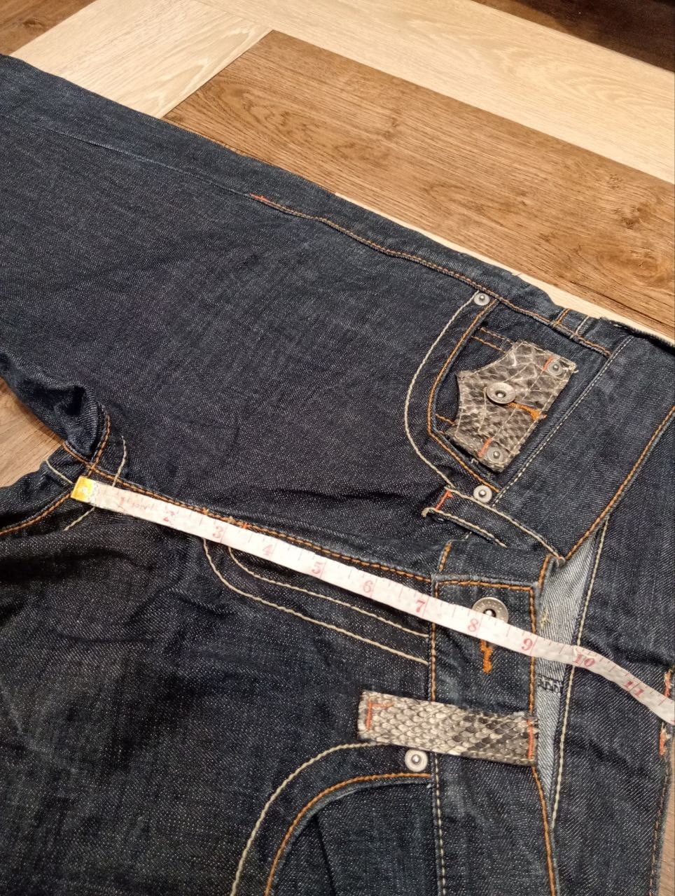 semanticdesign SEMANTIC DESIGN JAPAN INDIGO DENIM FLARED PANTS Size US 34 / EU 50 - 12 Thumbnail