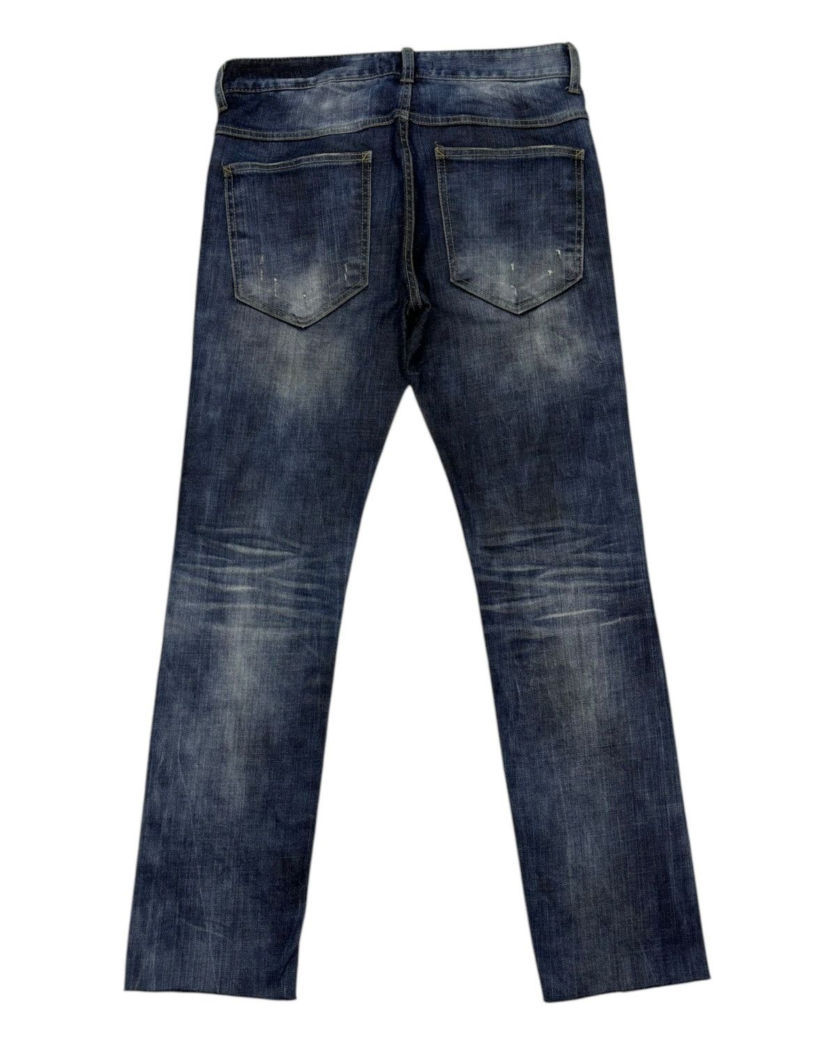 Japanese Brand Vintage After Image Distressed Denim Chrome Hearts Button Size US 32 / EU 48 - 8 Thumbnail