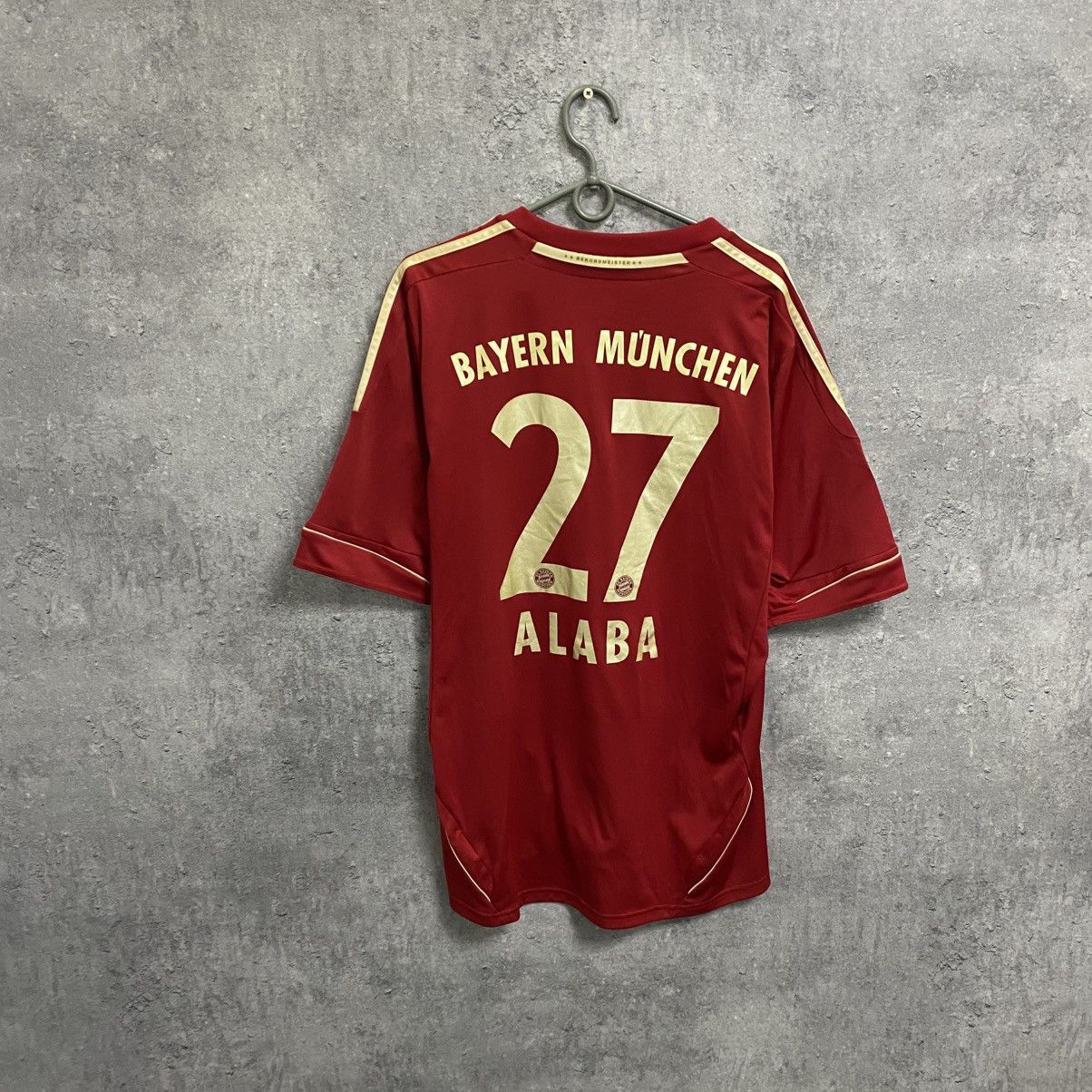 Adidas Vintage Bayern Munich Jersey 2012/13 Shirt #27 David Alaba Size US L / EU 52-54 / 3 - 2 Thumbnail