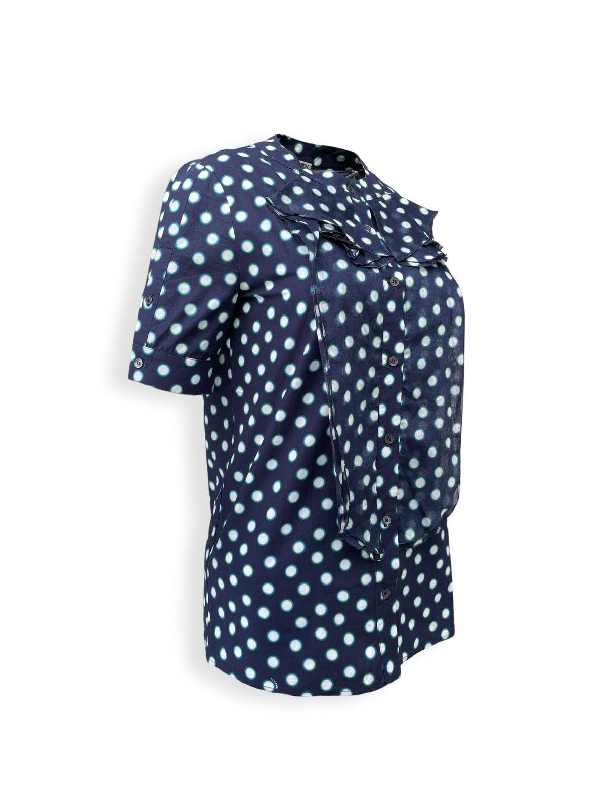 Miu Miu Miu Miu Croisiere Pre-Spring 2011 Archived Ruffle Blouse Size XS / US 0-2 / IT 36-38 - 4 Thumbnail