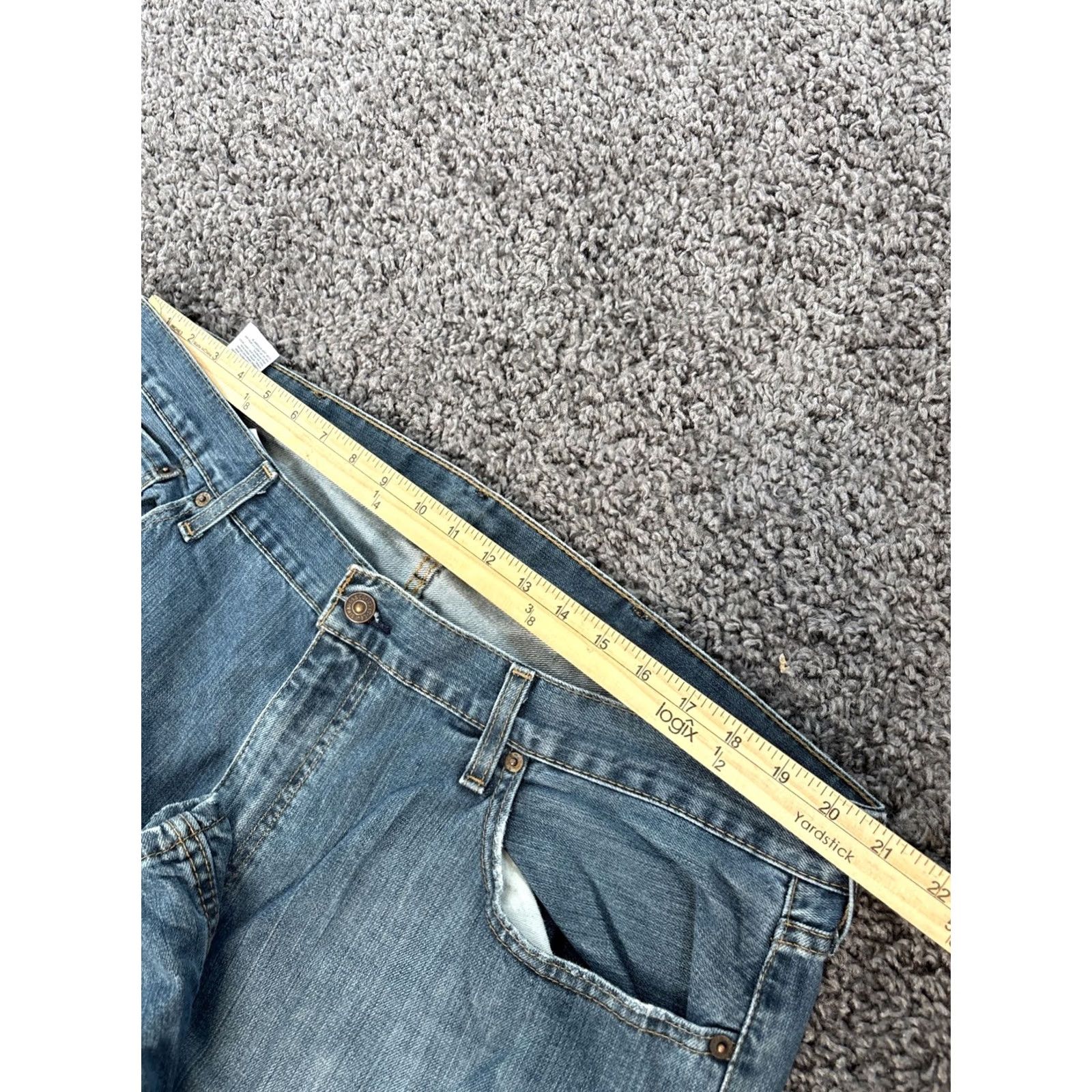 Levi's Levi'S 569 Mens Loose Straight Blue Denim Work Y2K - High Rise Jeans Size US 40 / EU 56 - 4 Thumbnail
