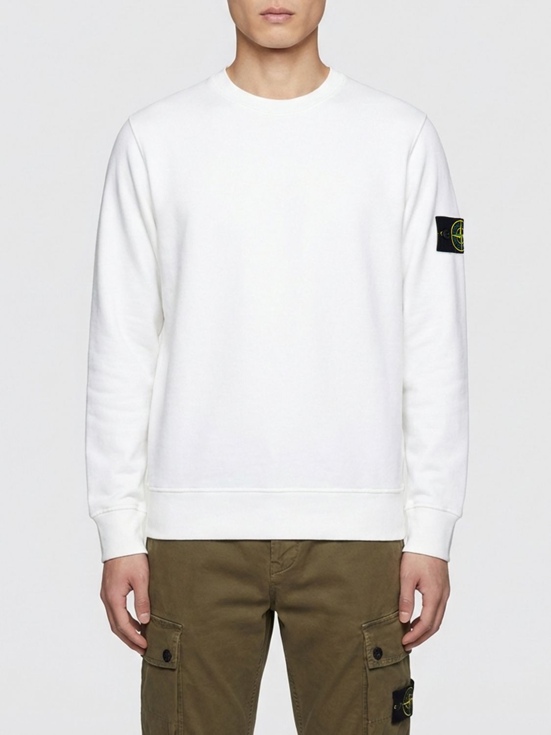 Stone Island Stone Island Sweatshirt Men White Size US XS / EU 42 / 0 - 1 Thumbnail
