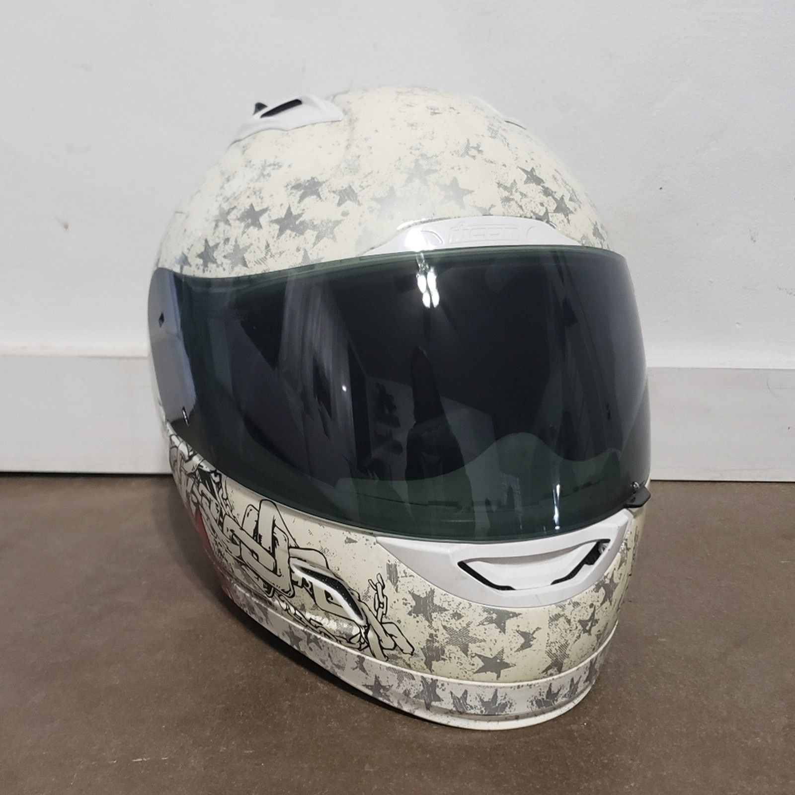Other White | ICON | Alliance Torrent Full Face Motorcycle Helmet Size ONE SIZE - 2 Thumbnail